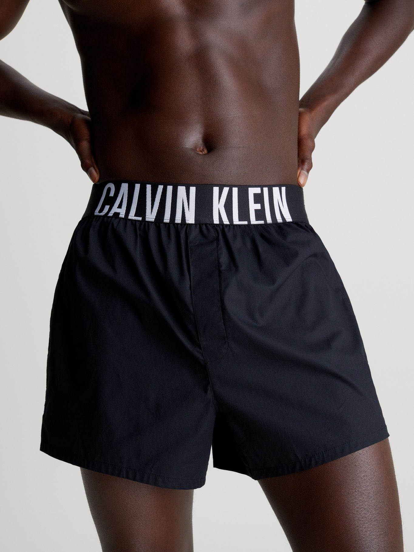 Pack 2 Woven Boxer Intens Power Negro Calvin Klein-1