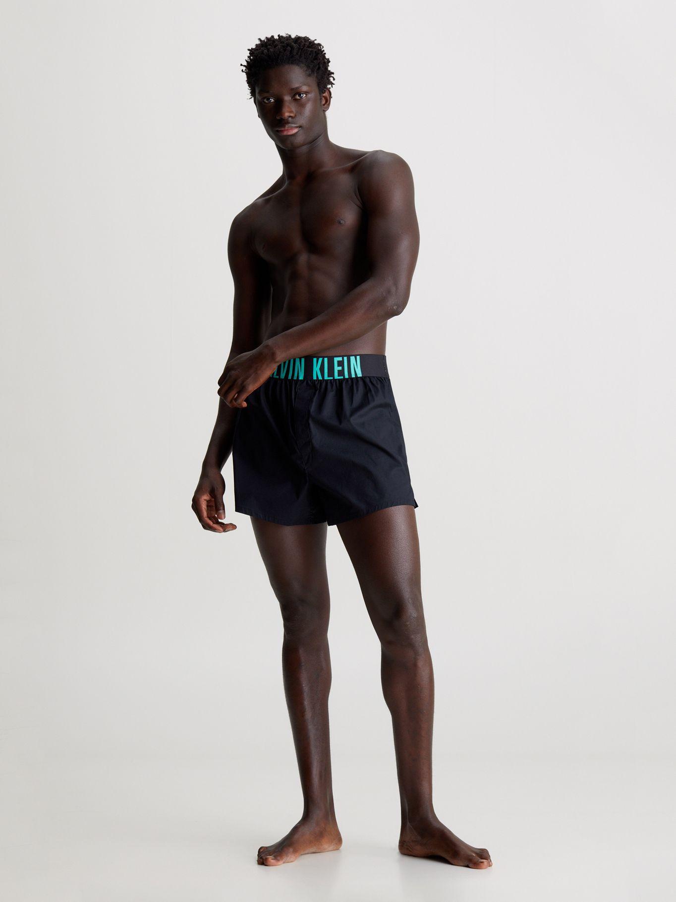Pack 2 Woven Boxer Intens Power Negro Calvin Klein-2