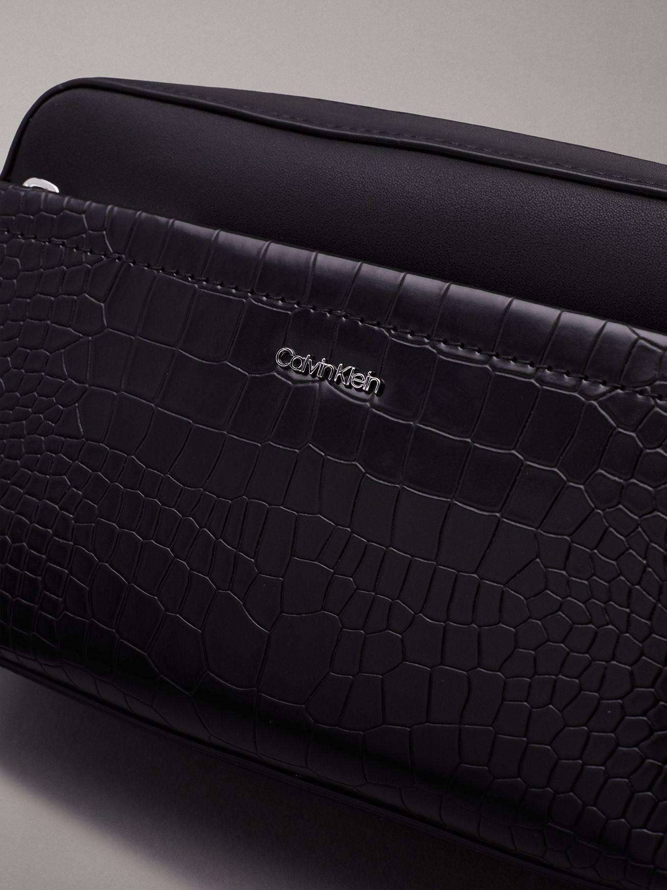 Bandolera Ck Must Croco Negro Calvin Klein-2