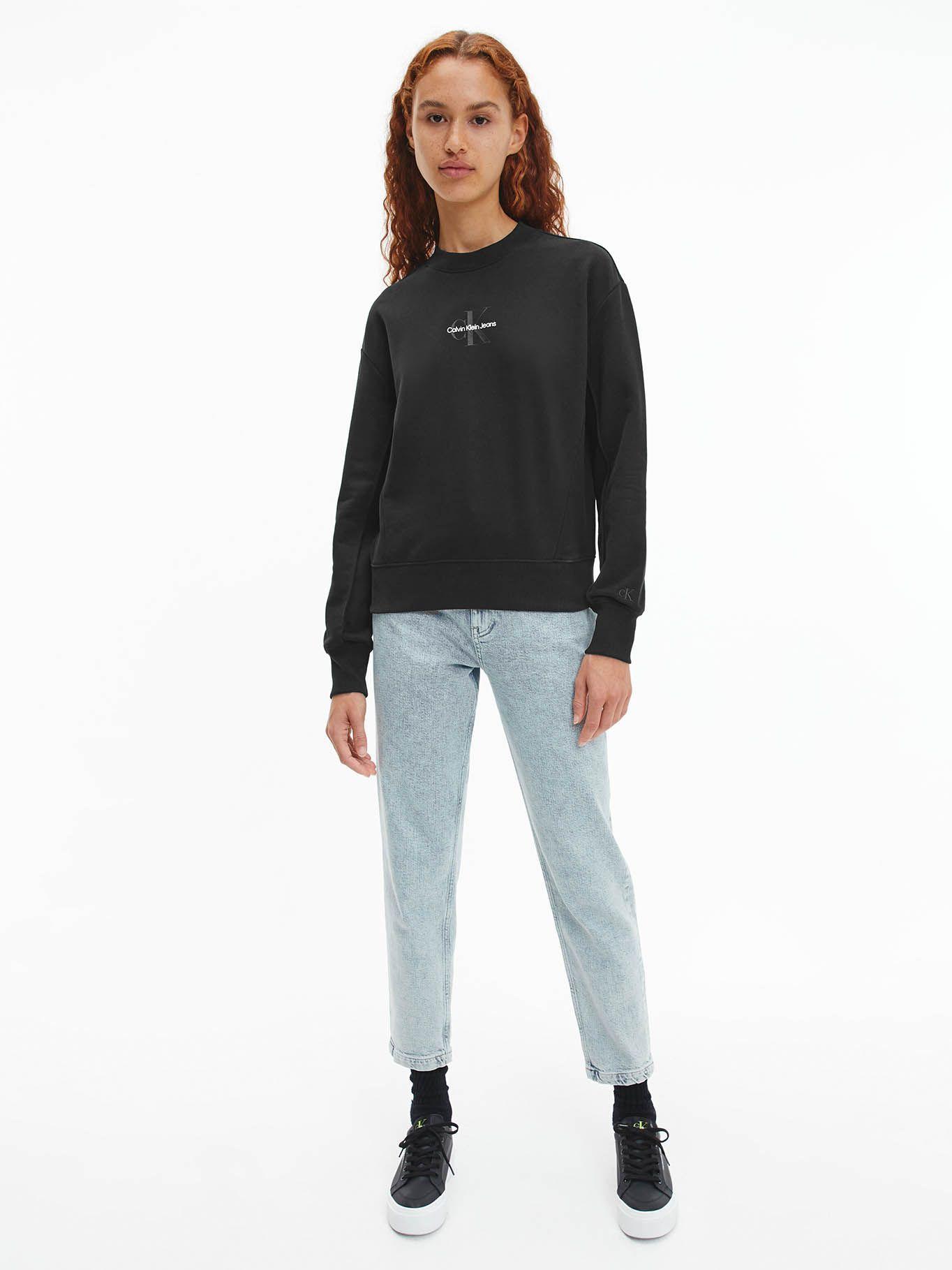 Polerón Monogram Negro 734 Calvin Klein-1