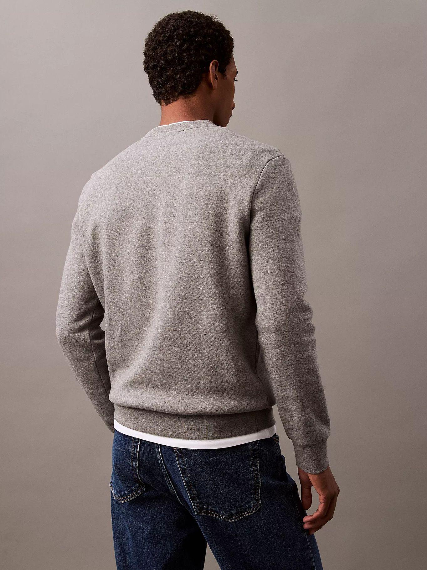 Polerón Fleece con Monograma Gris Calvin Klein-2