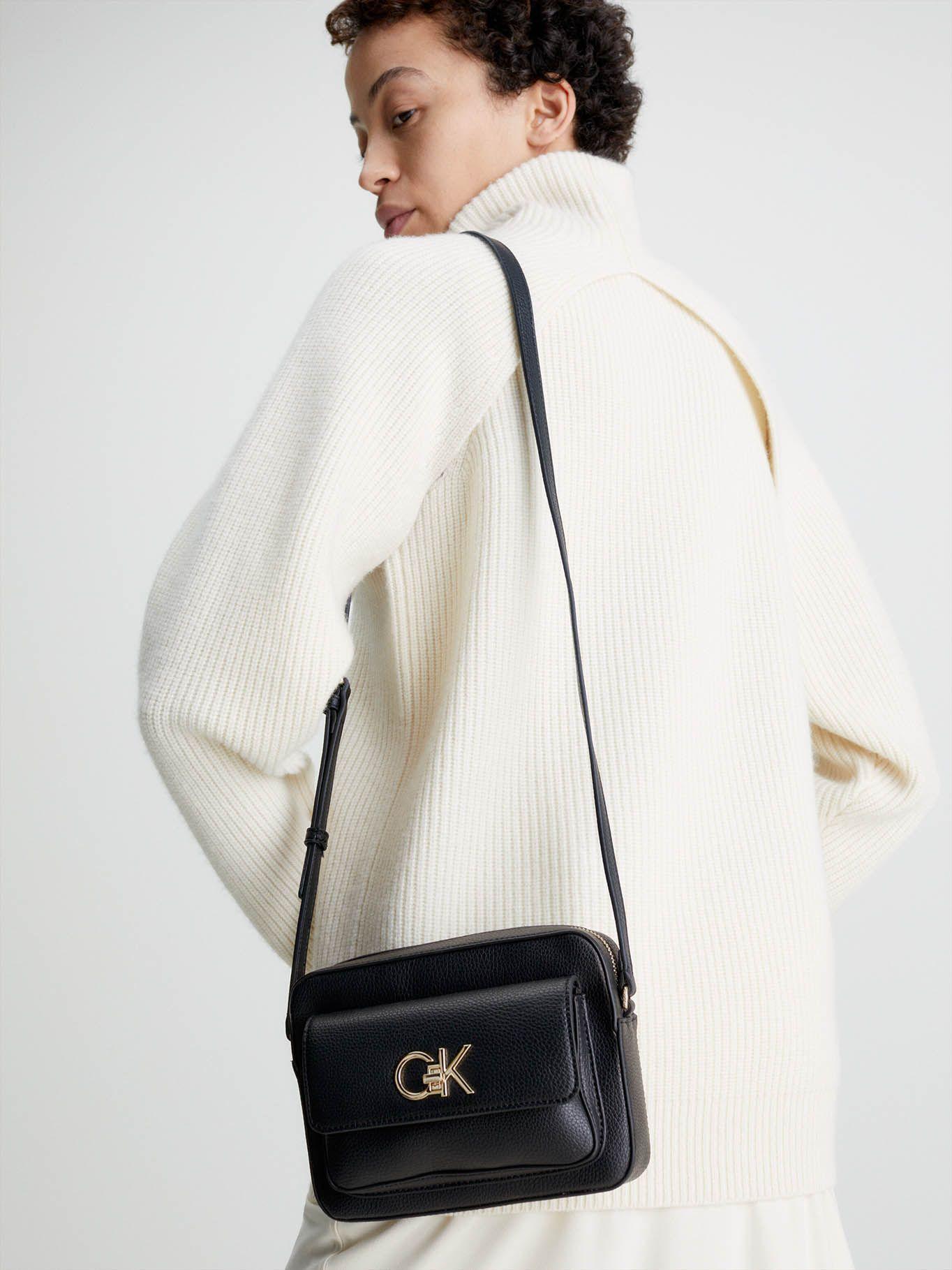 Bolso pequeño para camara logo Negro Calvin Klein-3