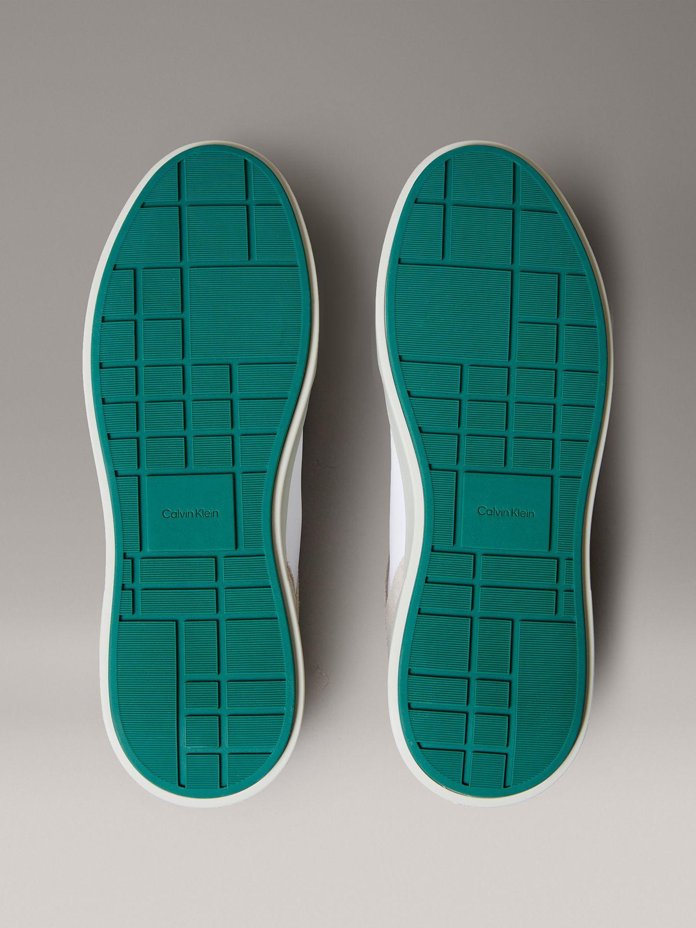 Zapatilla Cuero con Suela Gruesa Blanco Calvin Klein-3