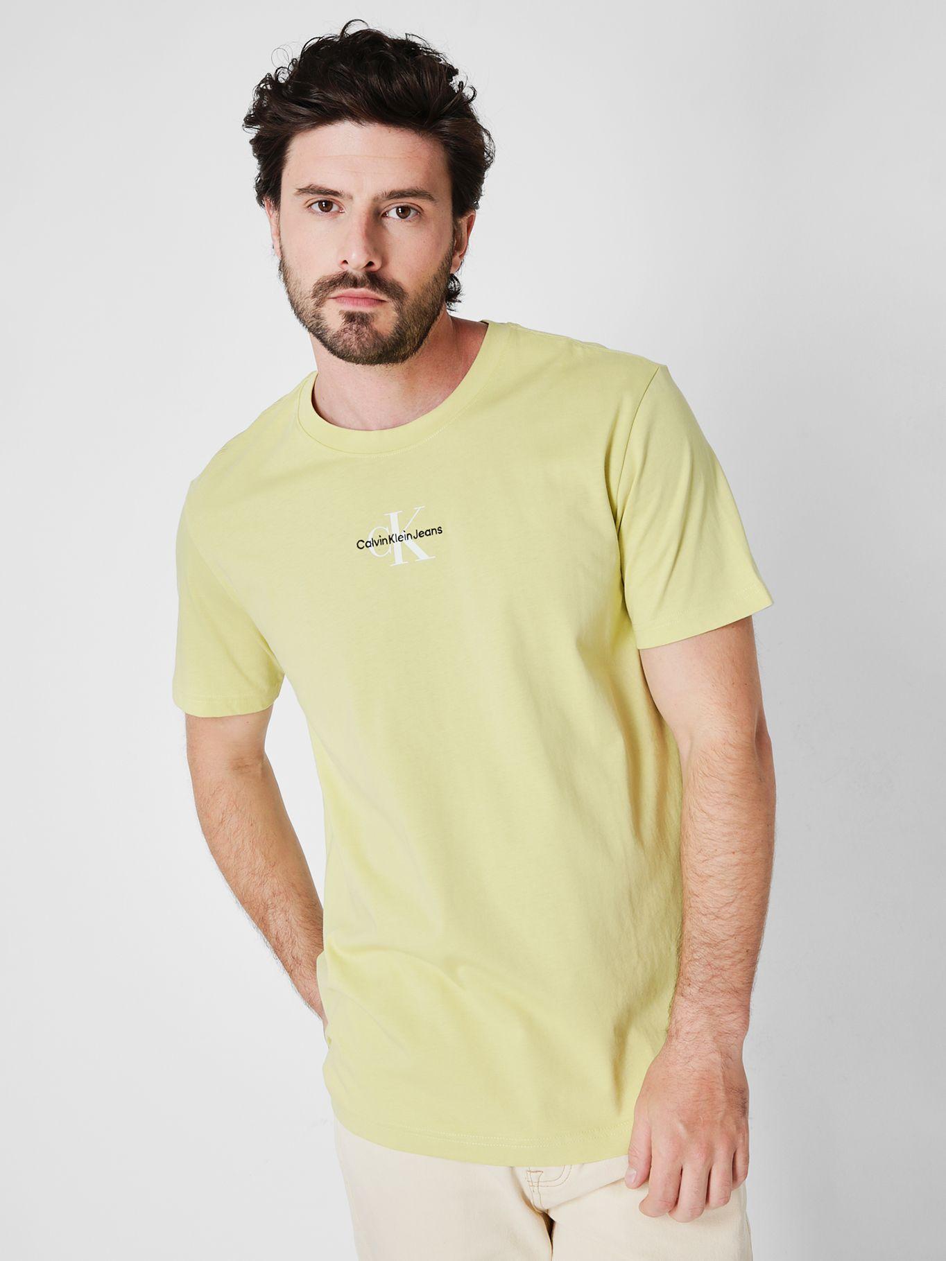 Polera Monologo Regular  Amarillo Calvin Klein-0
