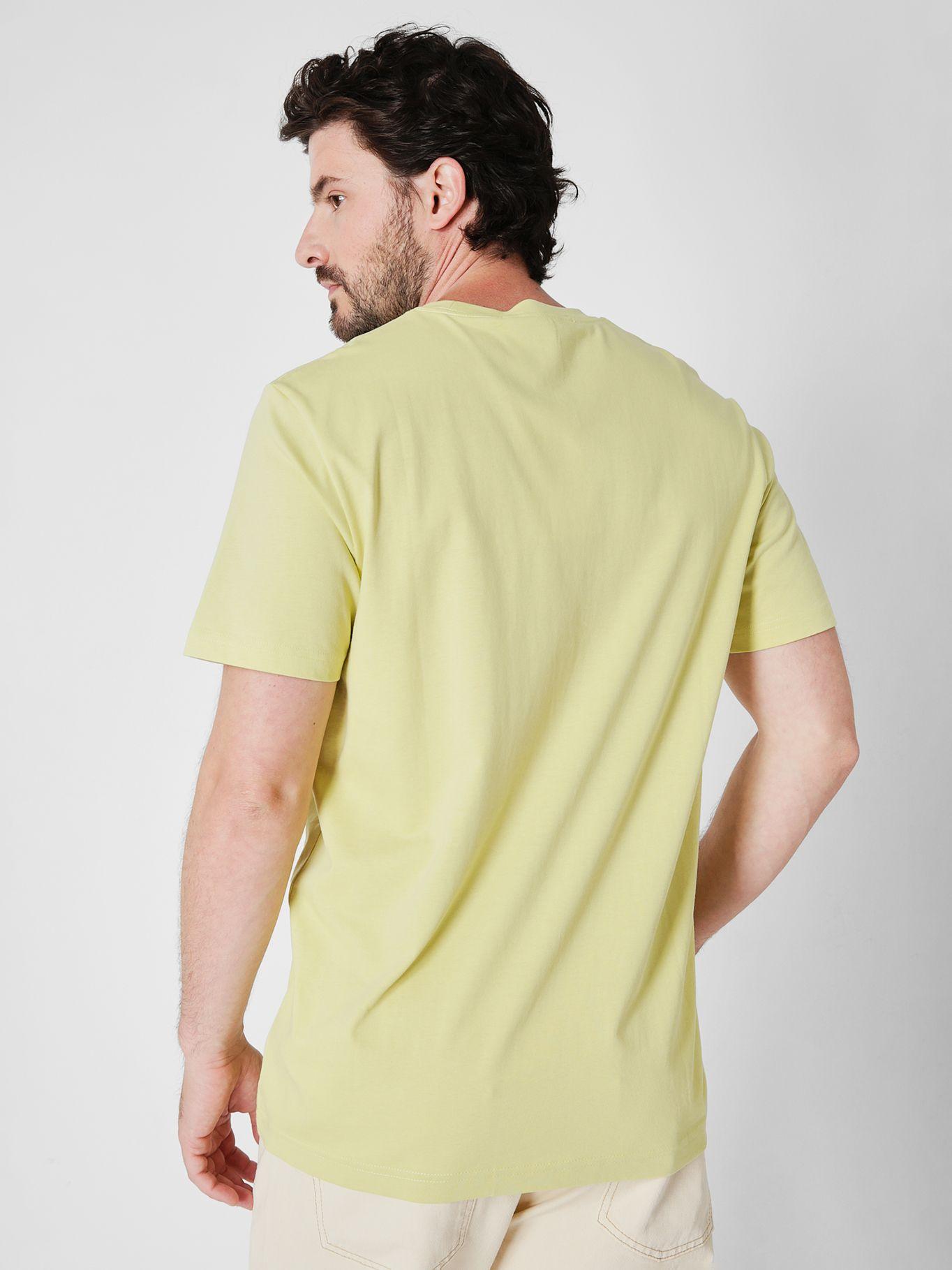 Polera Monologo Regular  Amarillo Calvin Klein-2