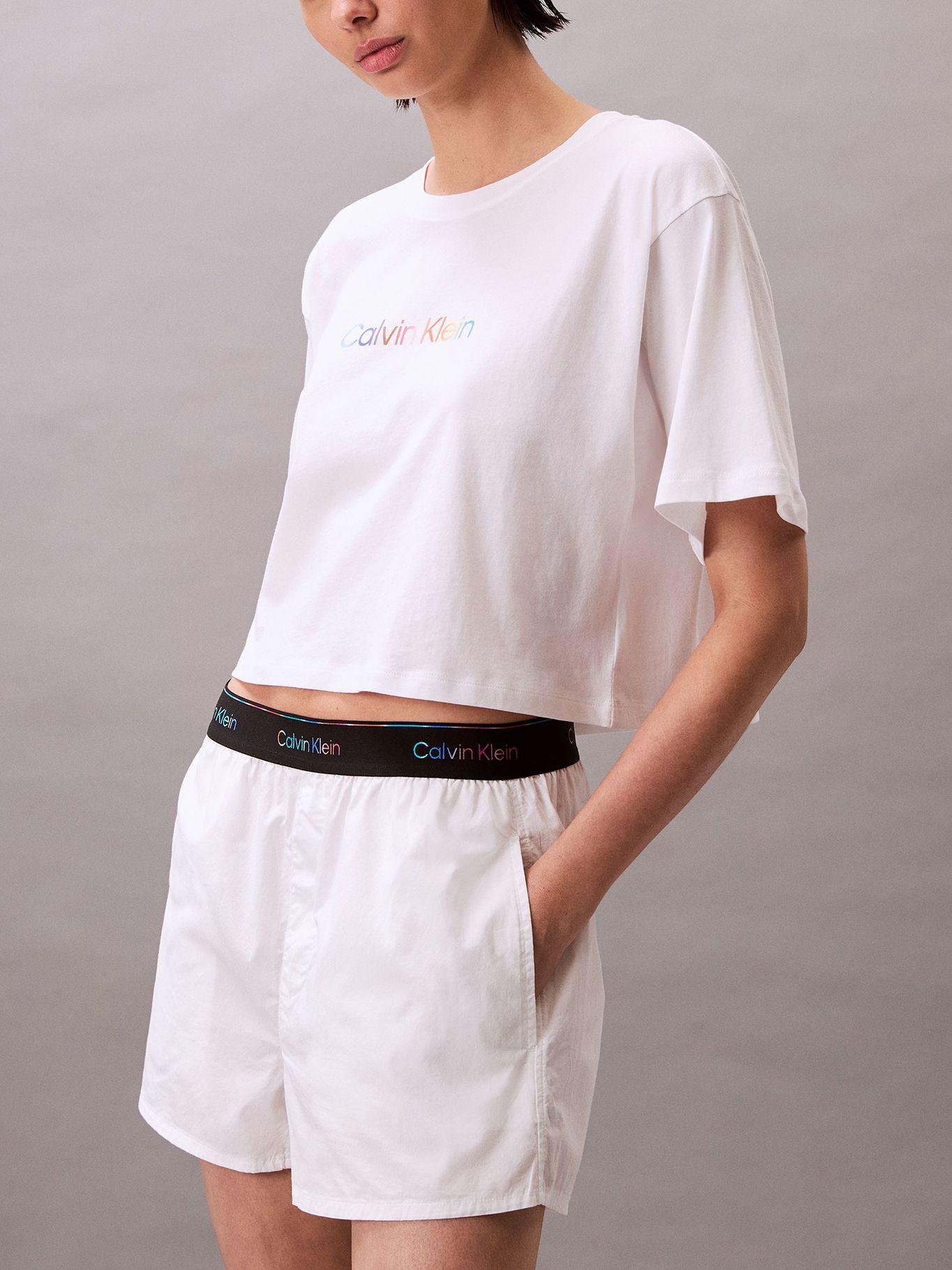 Shorts de Pijama Logo Pride Blanco Calvin Klein-3