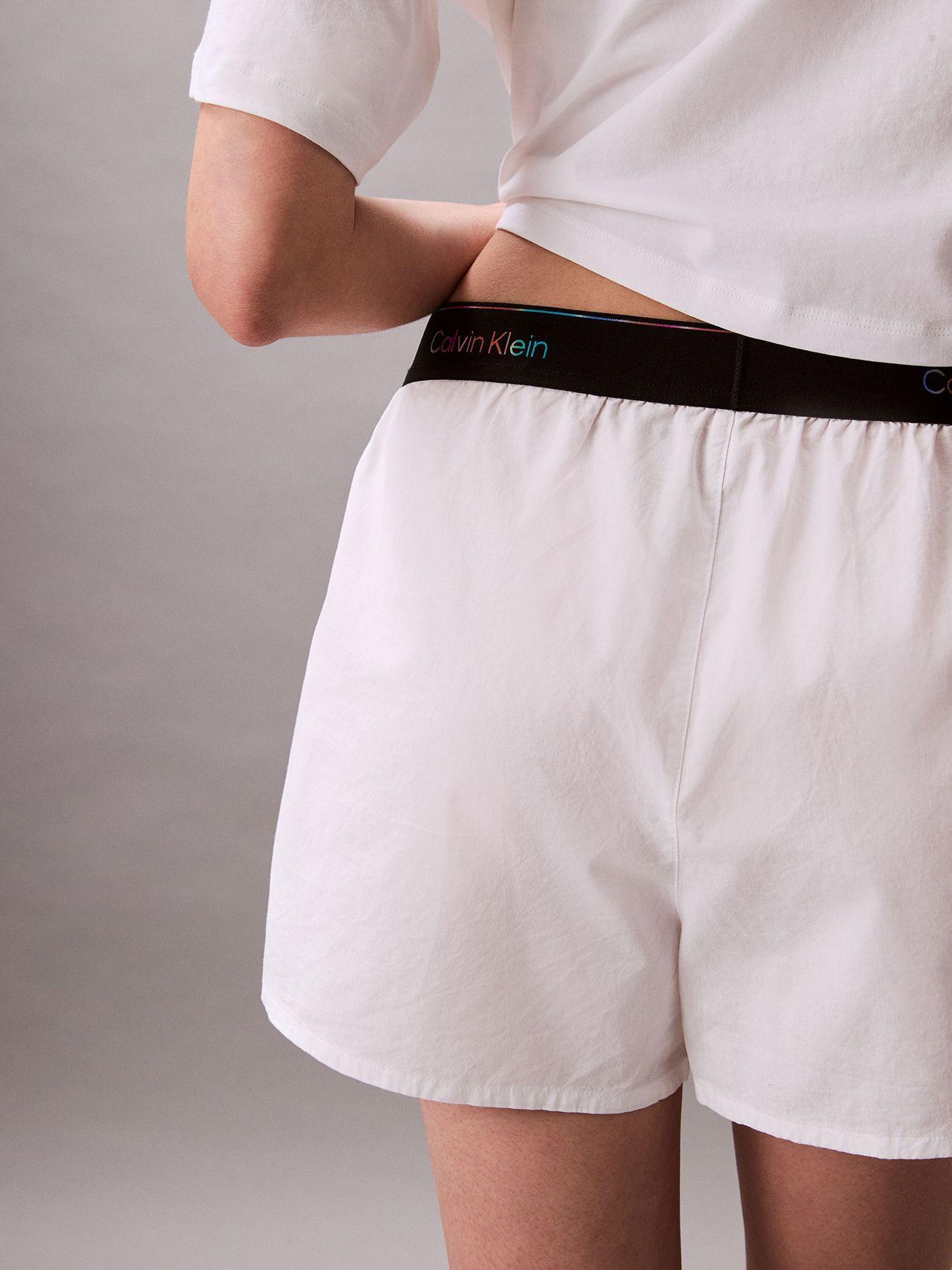 Shorts de Pijama Logo Pride Blanco Calvin Klein-4