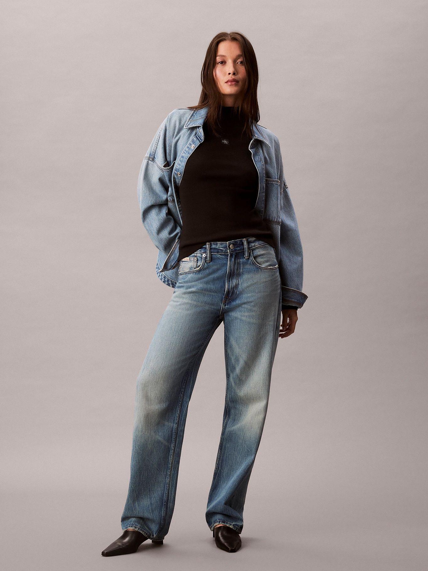 Polera Manga Larga Cuello Tortuga Negro Calvin Klein-1