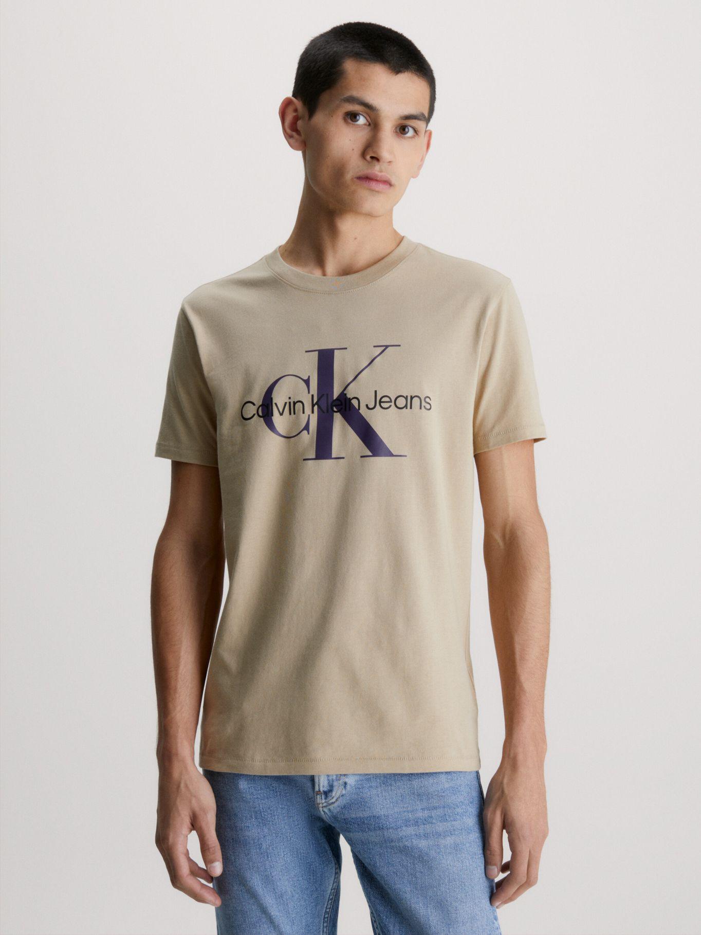 Polera Seasonal Monologo  Beige Calvin Klein-0
