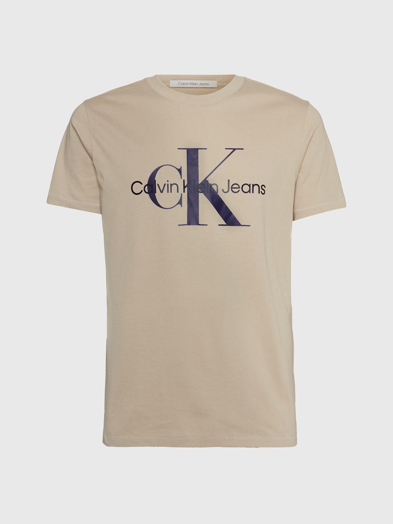 Polera Seasonal Monologo  Beige Calvin Klein-4