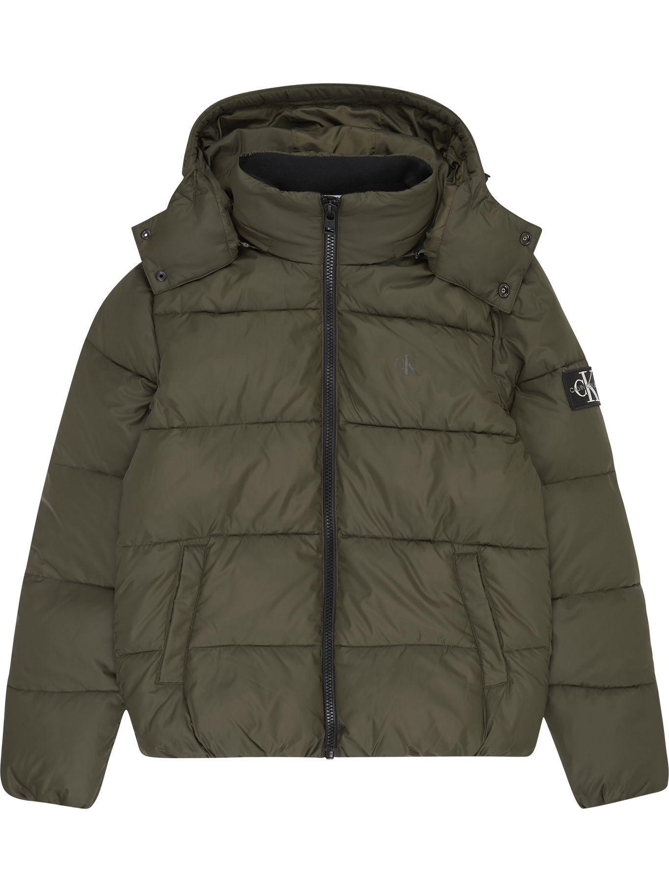Parka Essentials Non Down Verde Olivo Calvin Klein-0