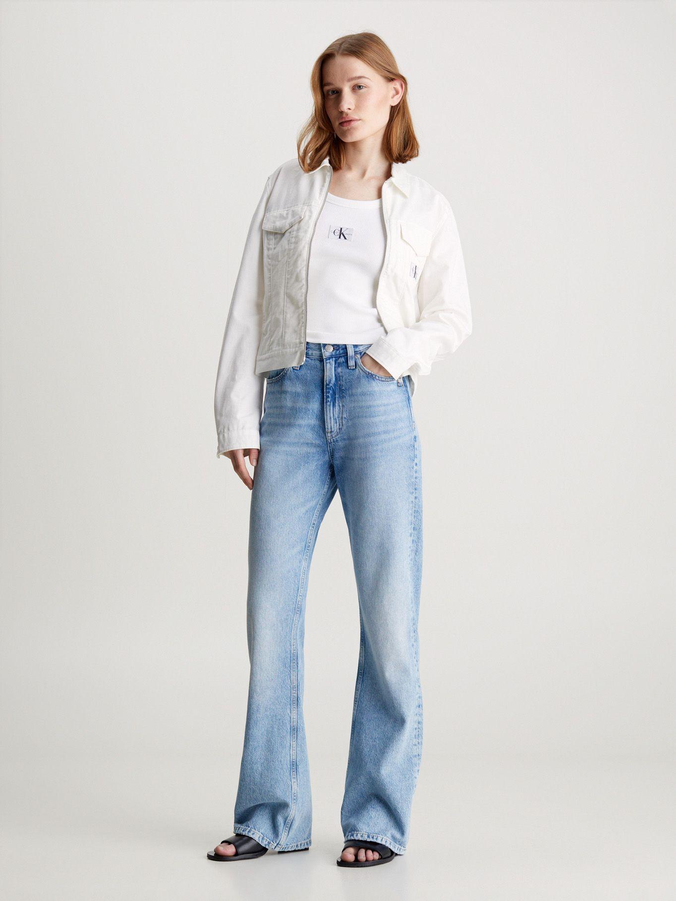 Chaqueta Lean Moto Blanco Calvin Klein-1