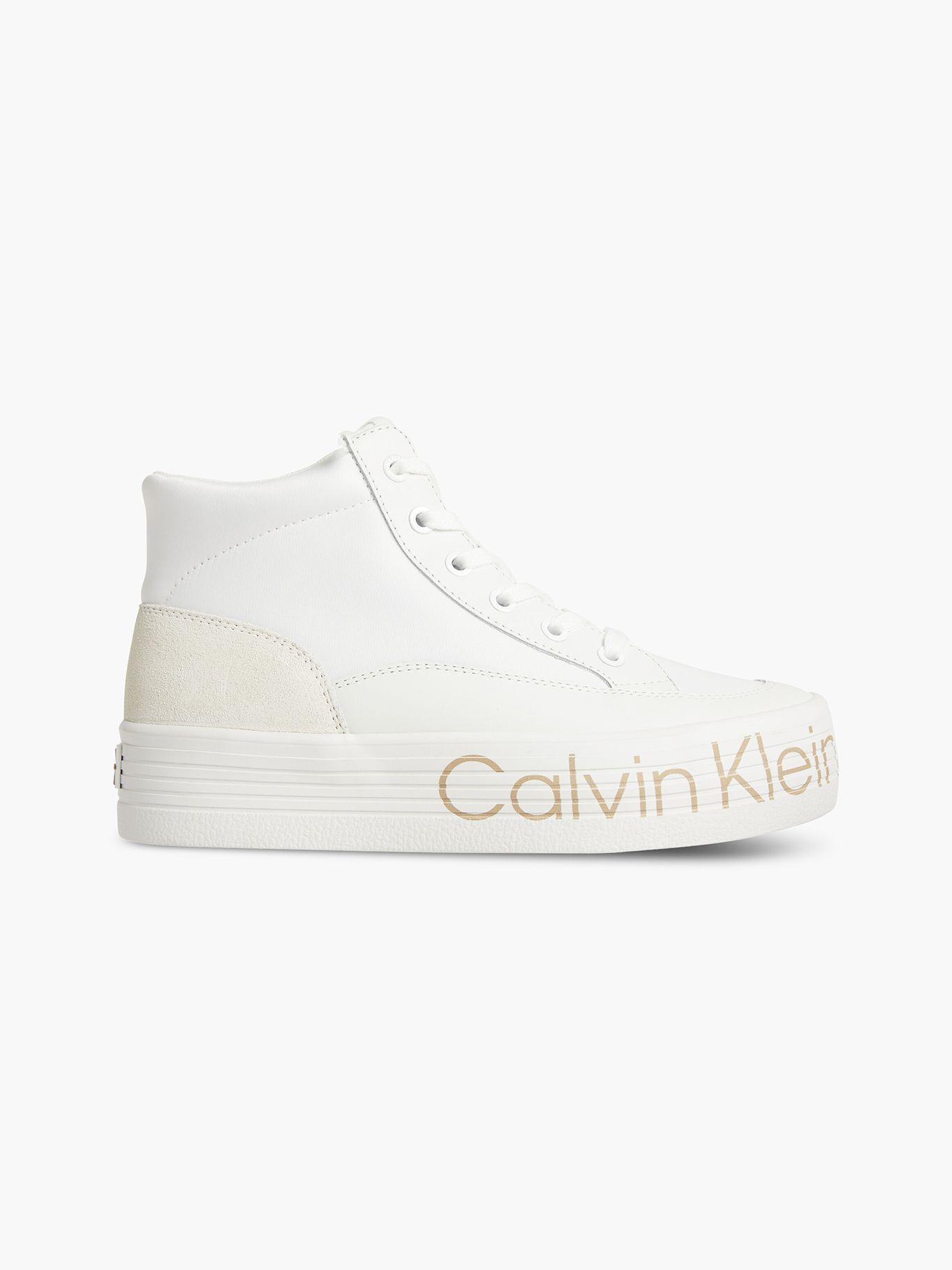 Zapatilla Vulc Flatf Mid Wrap Blanco Calvin Klein-4