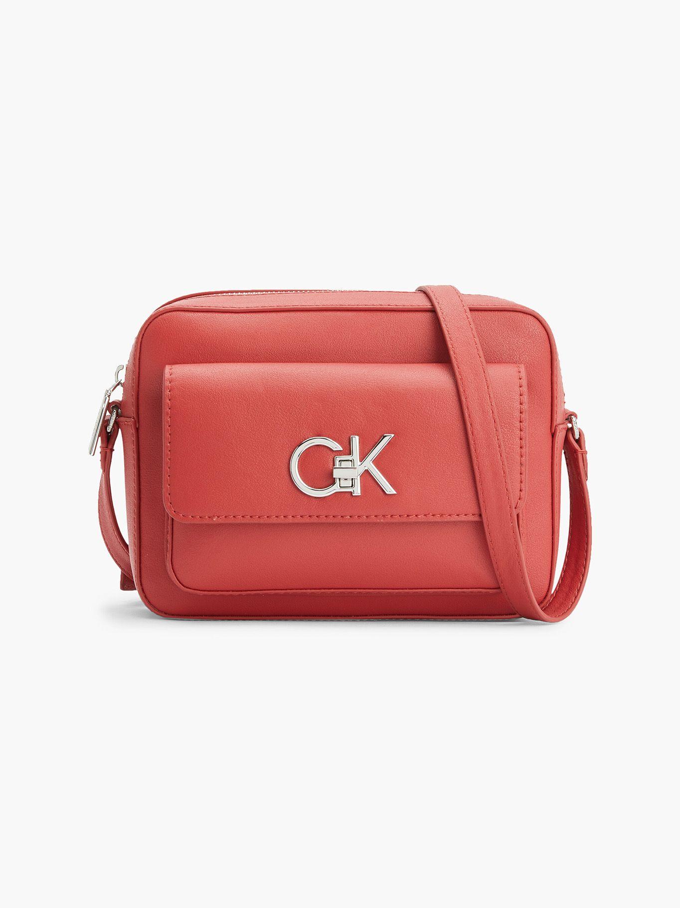 Cartera Re-Lock Camera Rojo Calvin Klein-0