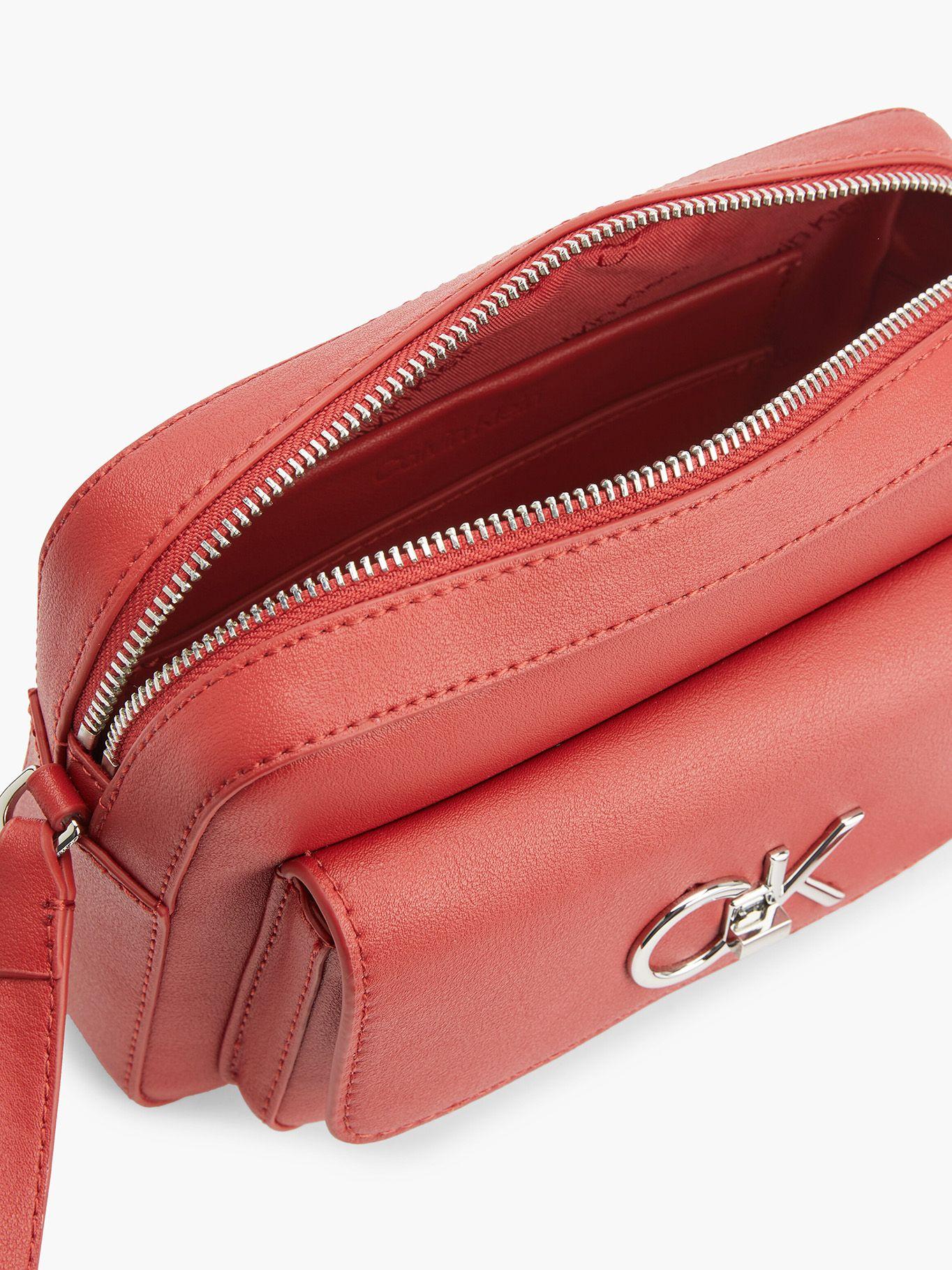 Cartera Re-Lock Camera Rojo Calvin Klein-2