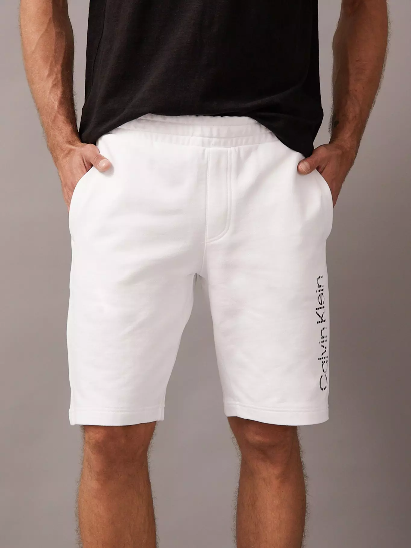 Short Degrade Logo Blanco Calvin Klein-0
