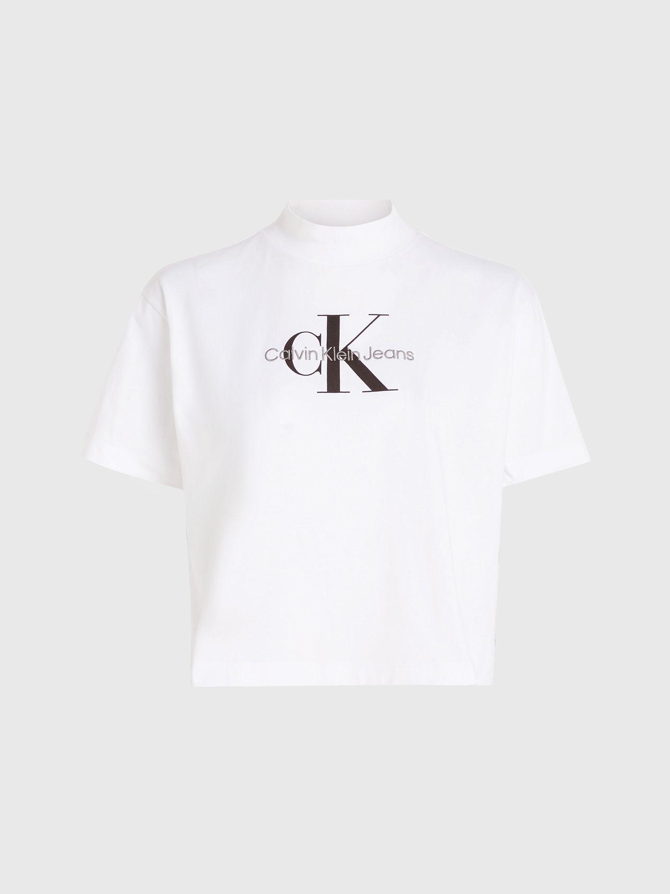 Polera Archival Monologo  Blanco Calvin Klein-4