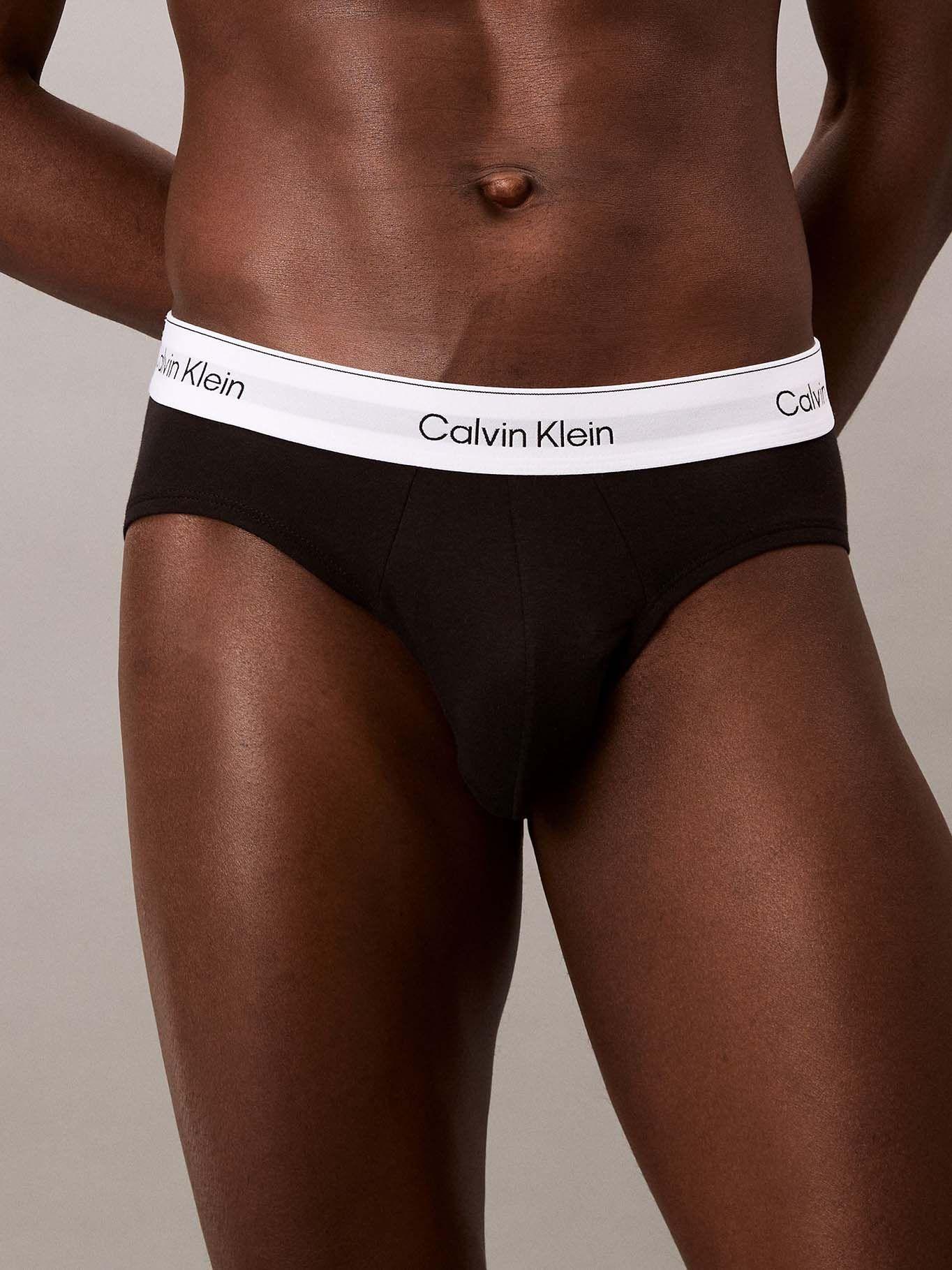 Pack 3 Slips Cotton Stretch Multicolor Calvin Klein-1