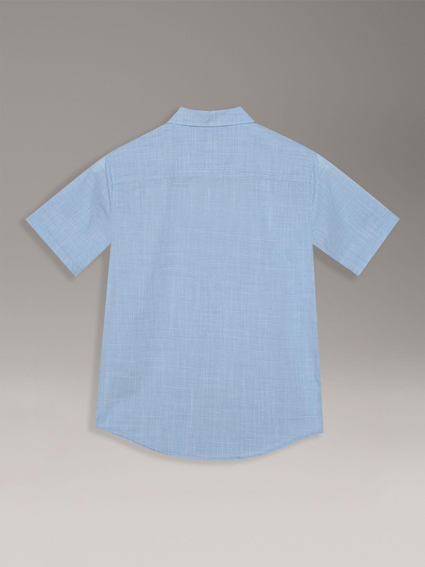 Camisa Niño Ck Textured Celeste Calvin Klein-1