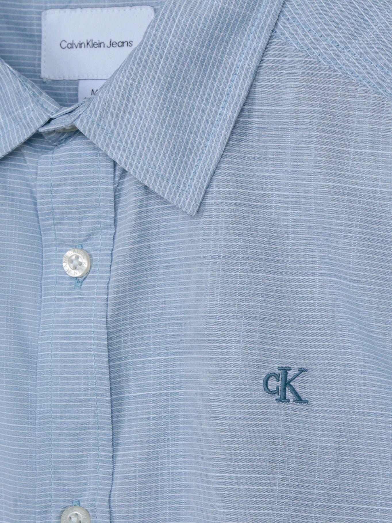 Camisa Niño Ck Textured Celeste Calvin Klein-2