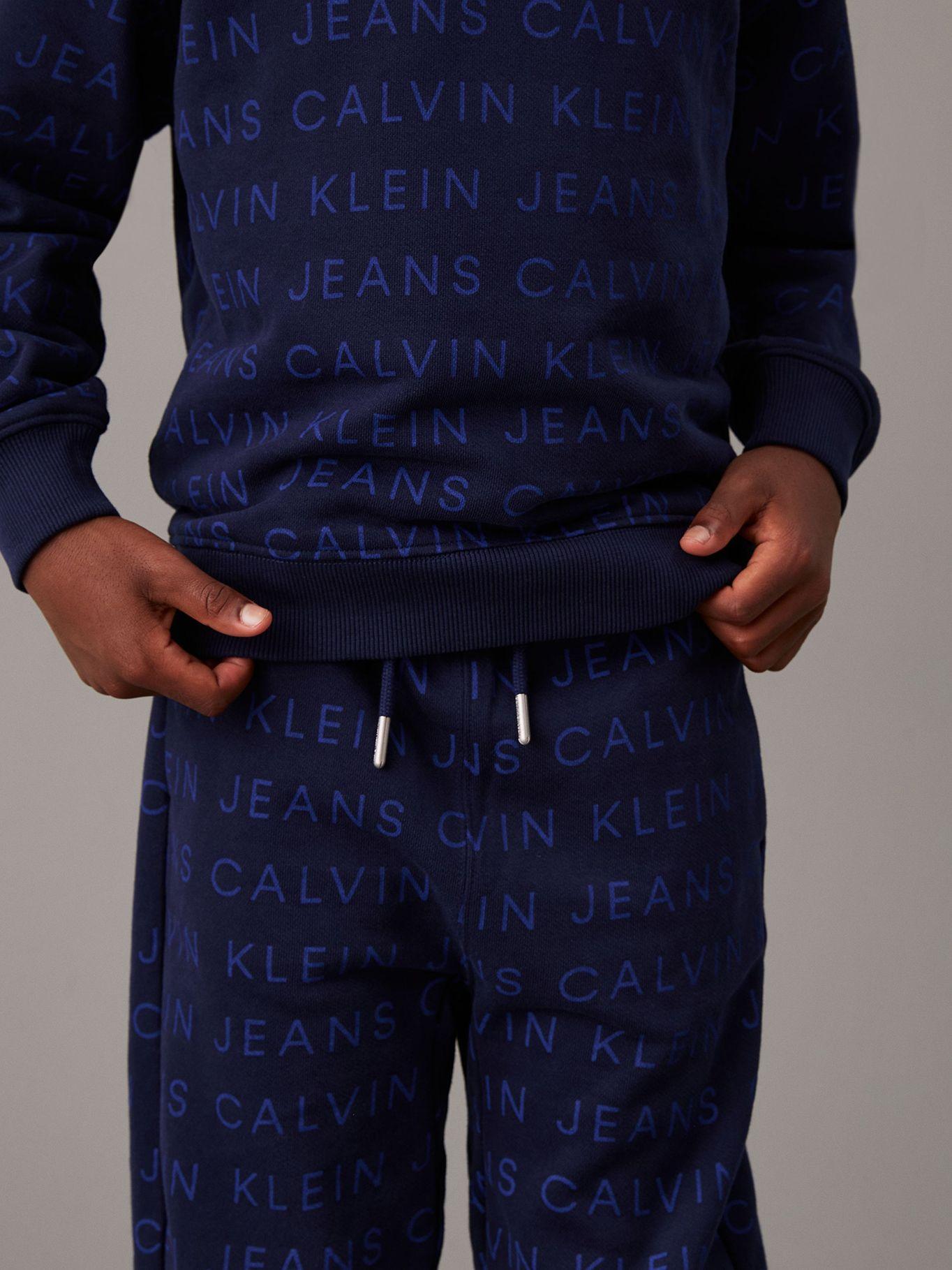 Jogger Niño CKJ AOP Azul Calvin Klein-3