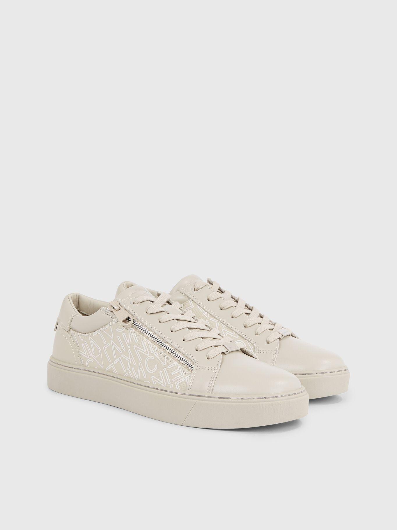 Zapatilla Low Top Lace Up Beige Calvin Klein-0