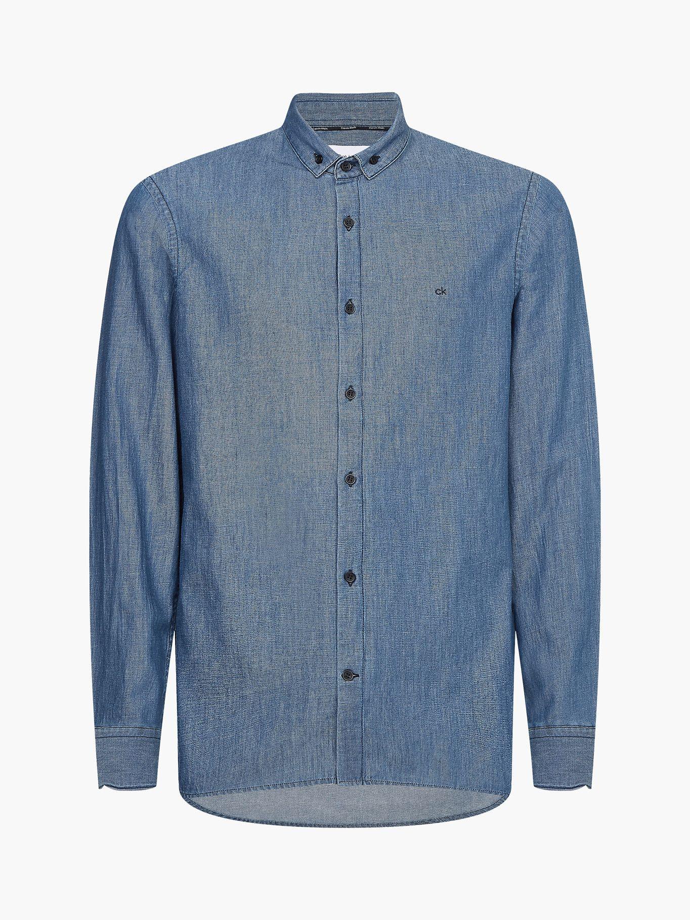 Camisa Chambray  Azul Calvin Klein-0