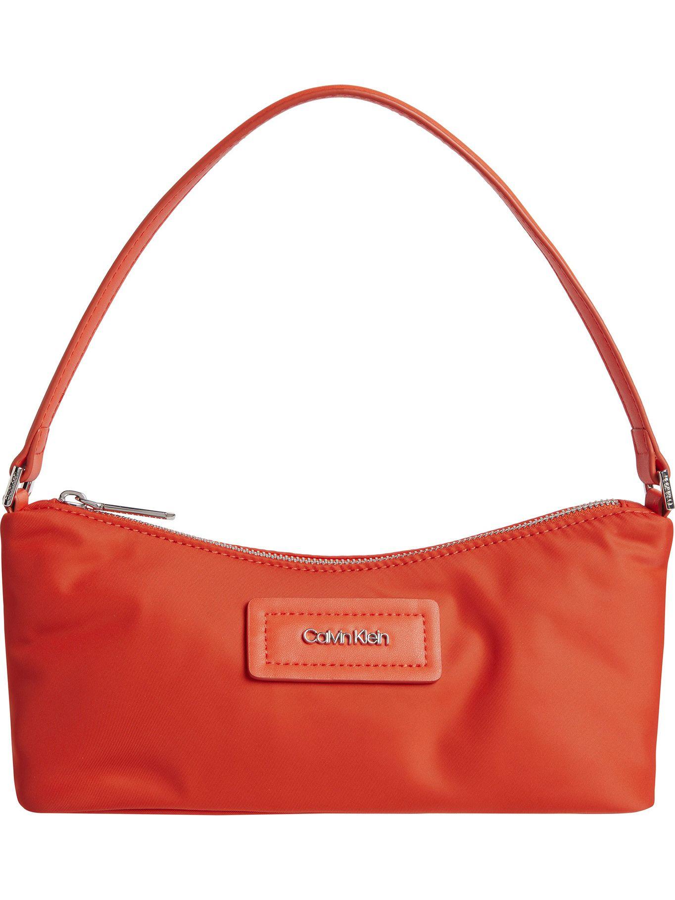 Cartera Ck Must Nylon Naranja Calvin Klein-0
