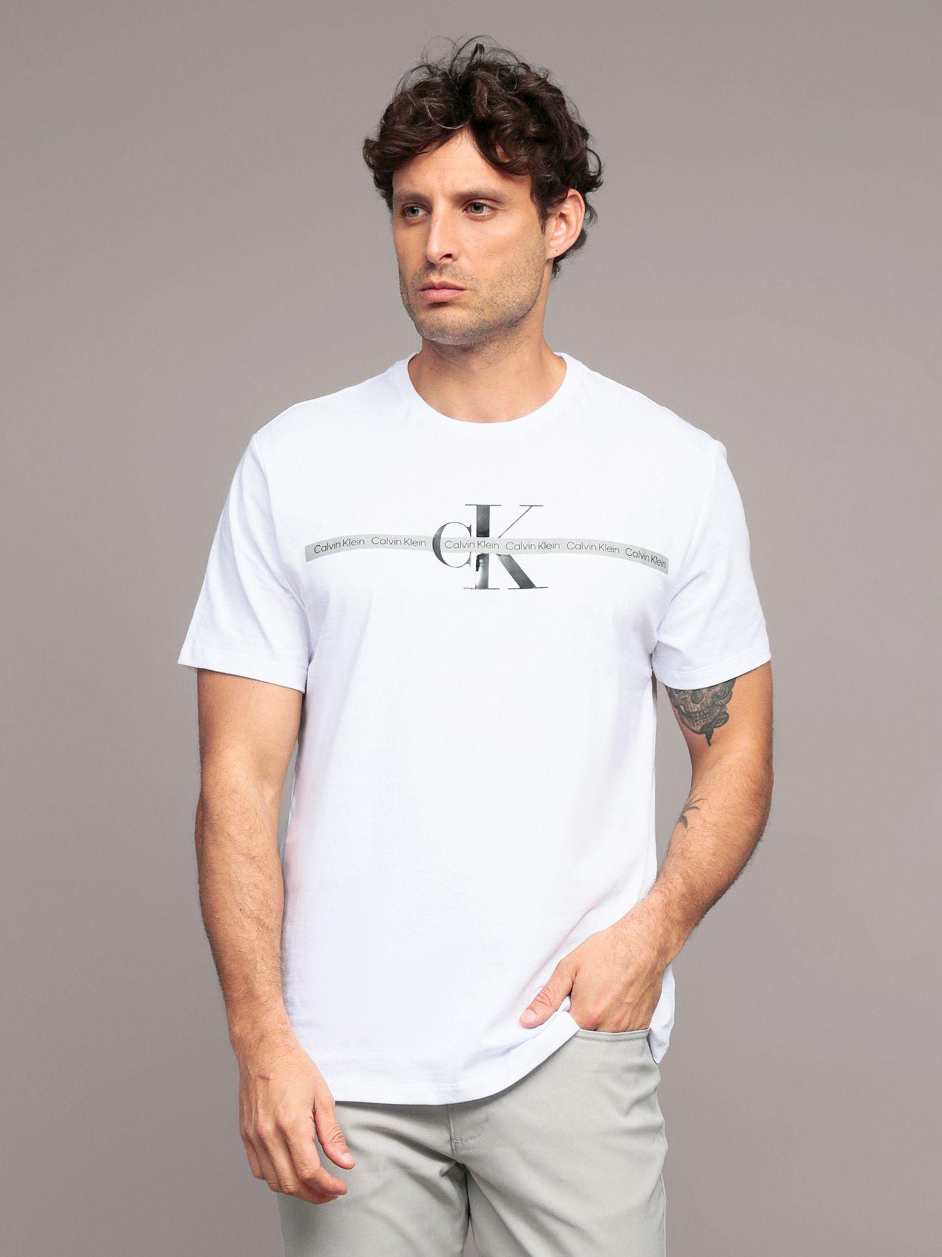 Polera Repeat Layered Blanco Calvin Klein-0