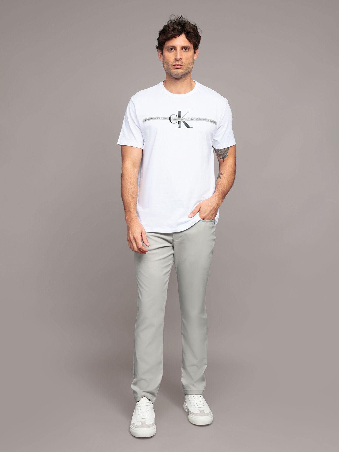 Polera Repeat Layered Blanco Calvin Klein-1
