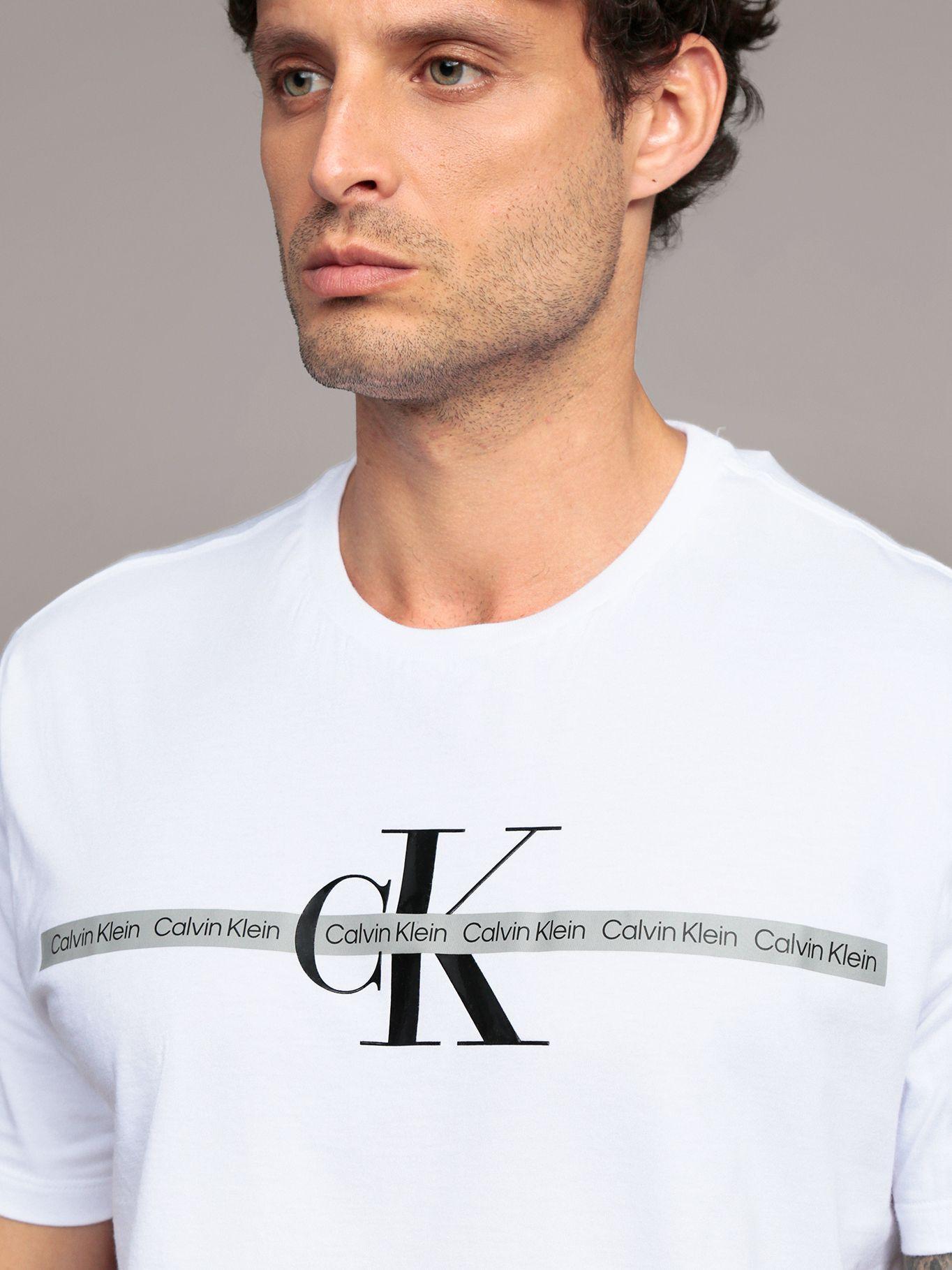 Polera Repeat Layered Blanco Calvin Klein-4