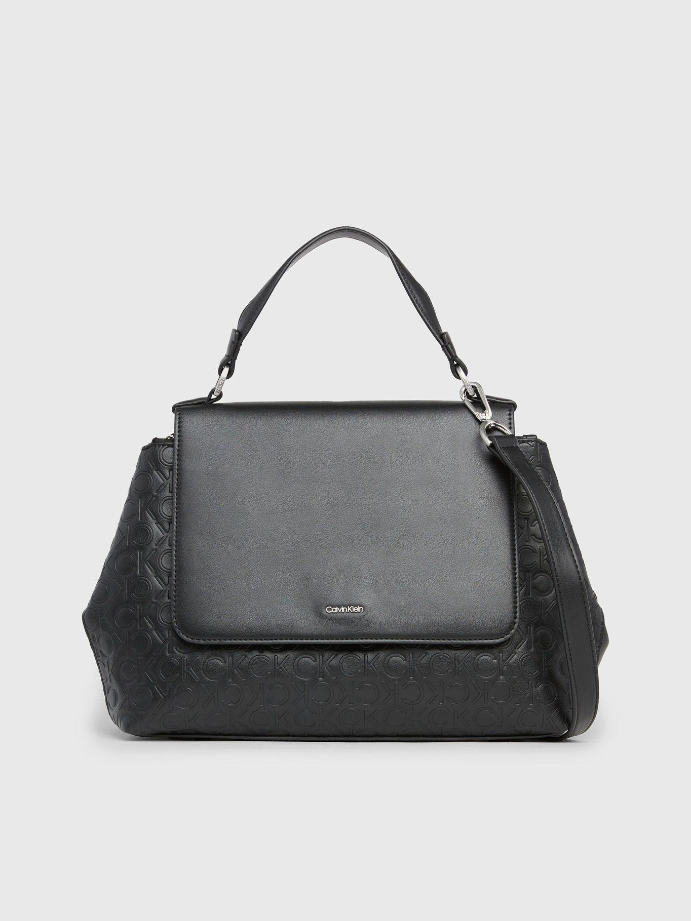 Cartera Tote Ck Must Top Handle Negro-0