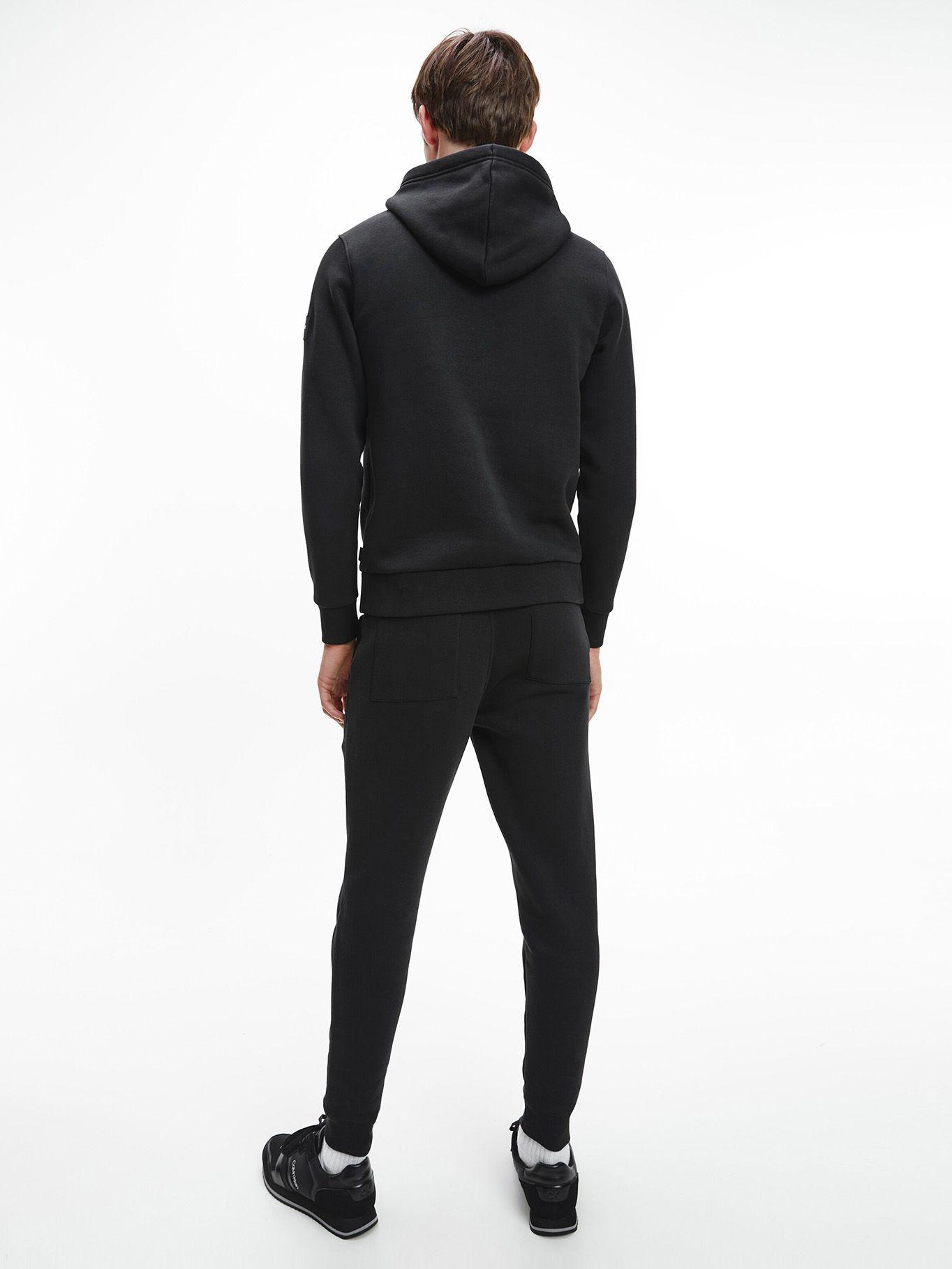 Hoodie Oversized Drawstrings  Negro Calvin Klein-2
