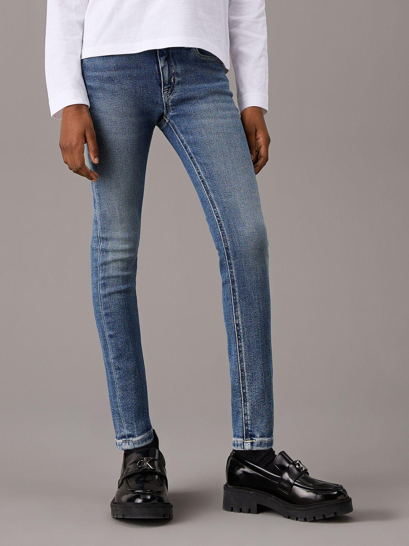 Jeans Niña Skinny Azul Calvin Klein-0