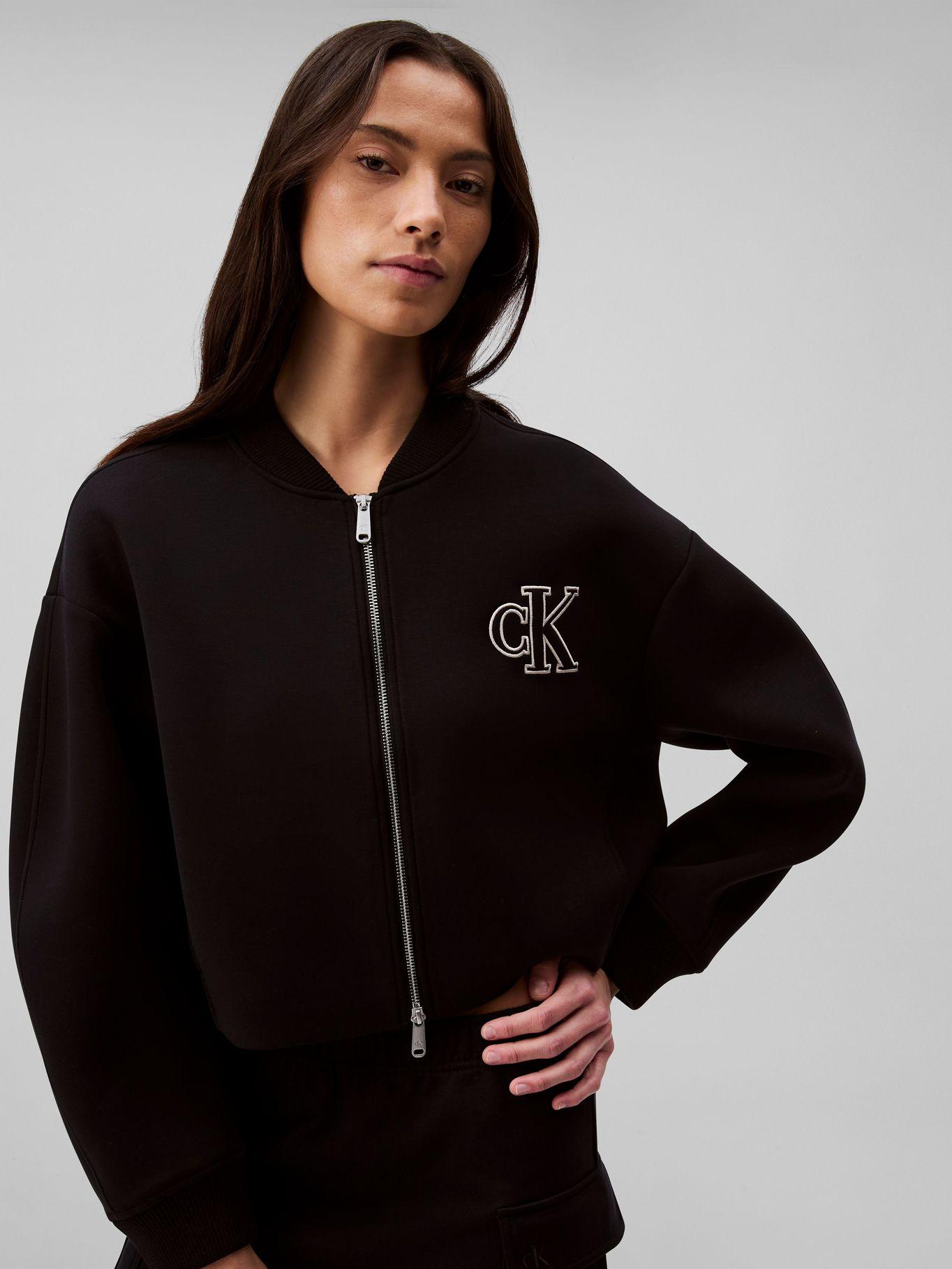Chaqueta Bomber Holgada Negro Calvin Klein-0