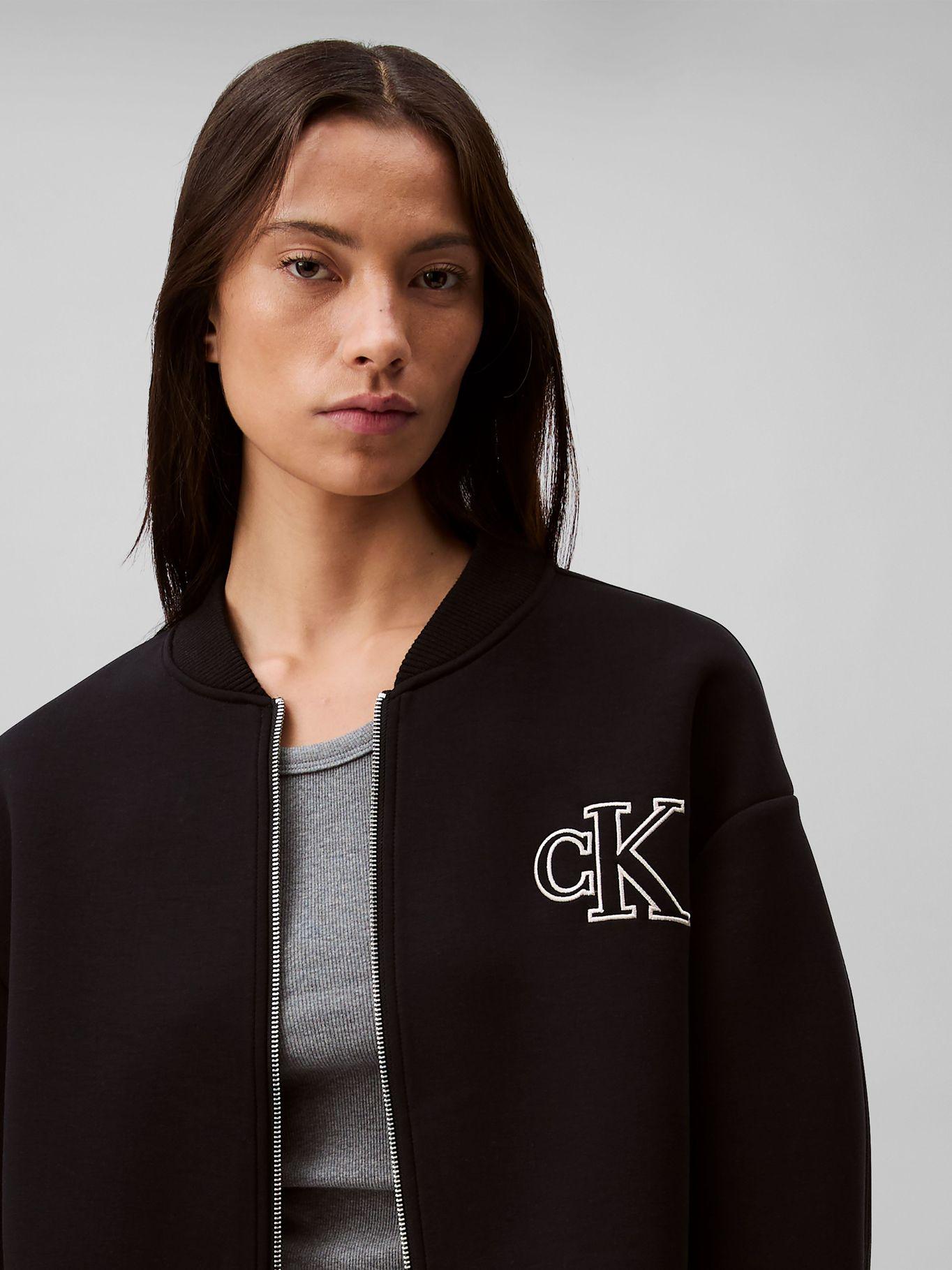 Chaqueta Bomber Holgada Negro Calvin Klein-4