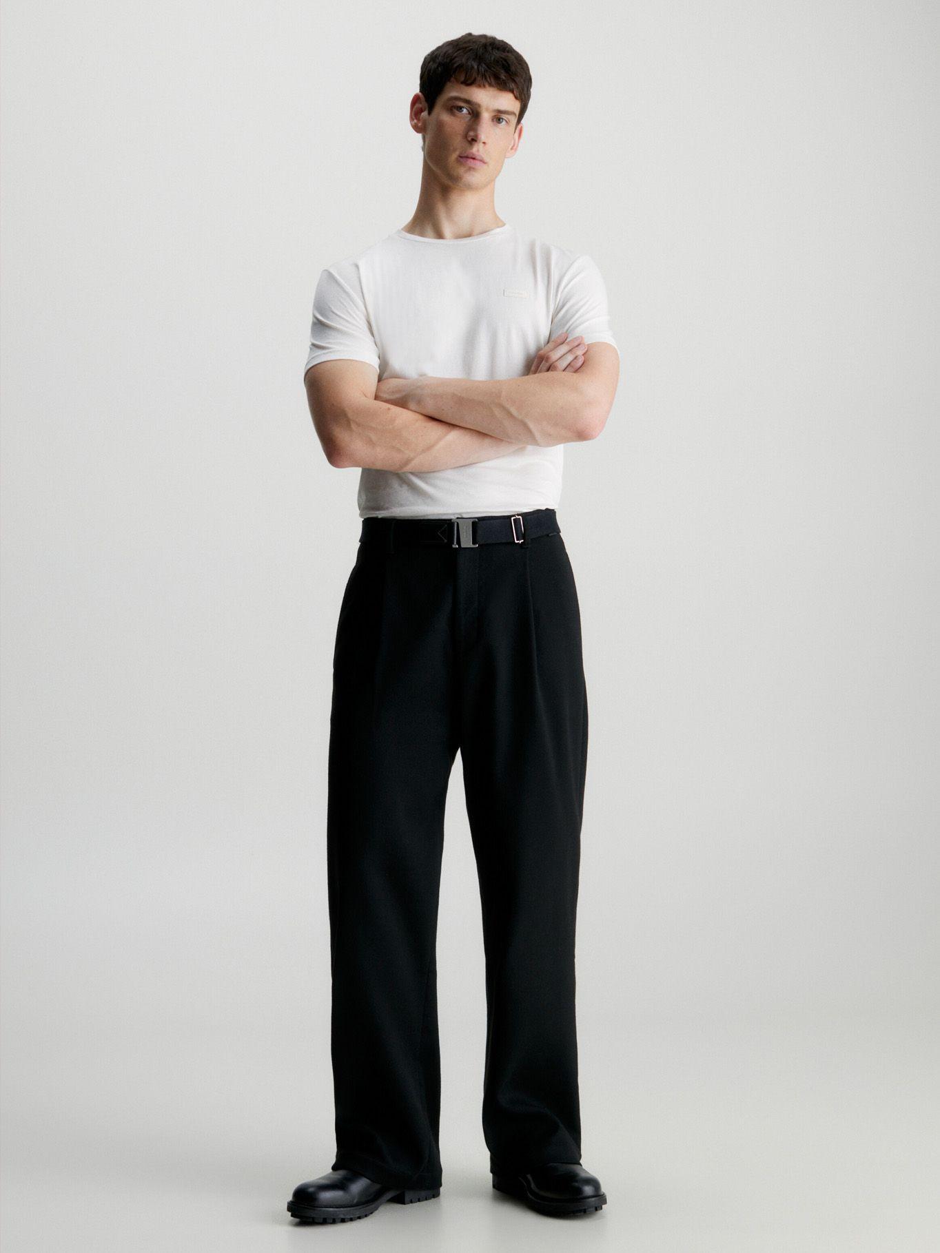 Polera Smooth Cotton Blanco Calvin Klein-1