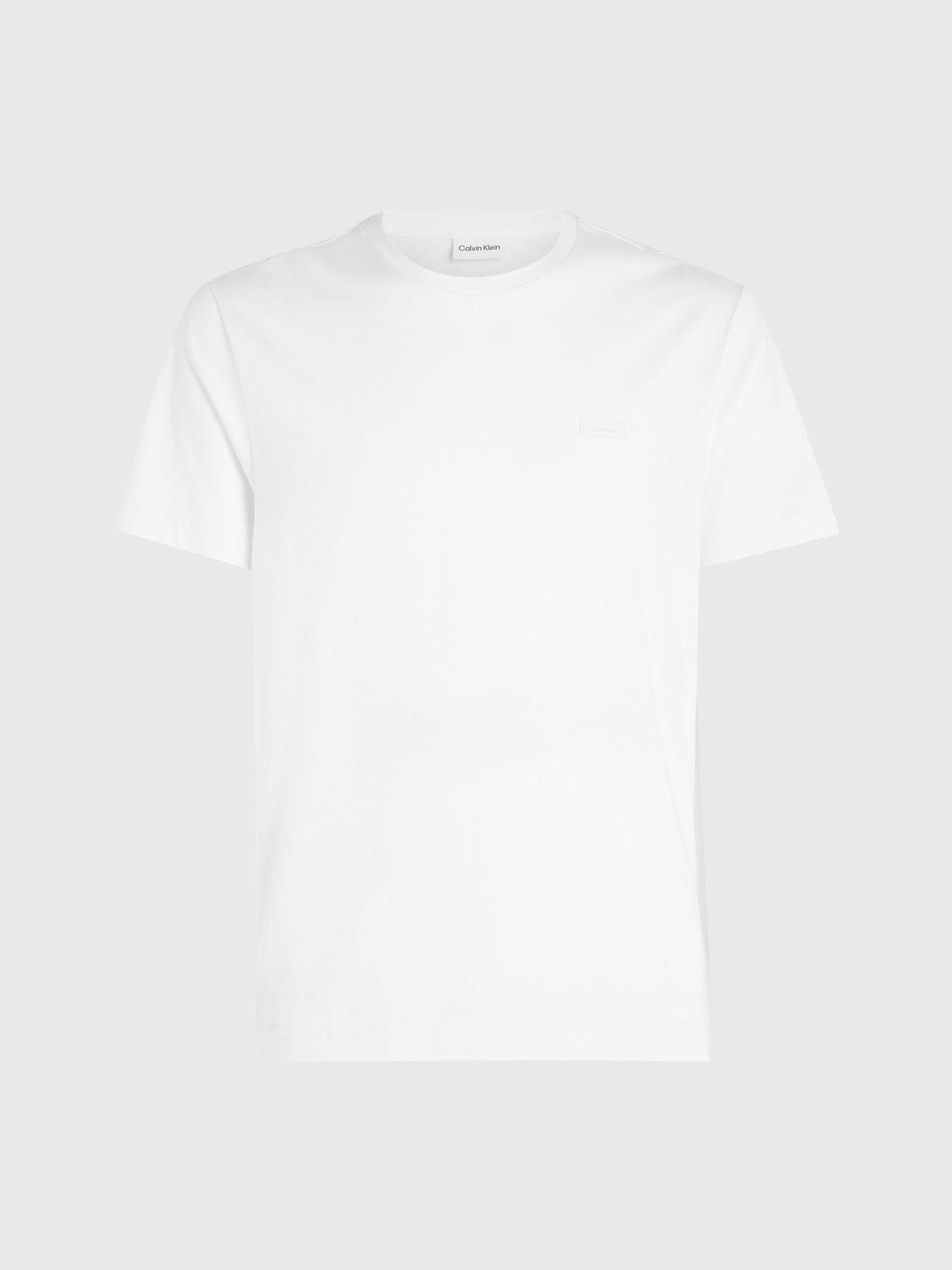 Polera Smooth Cotton Blanco Calvin Klein-4