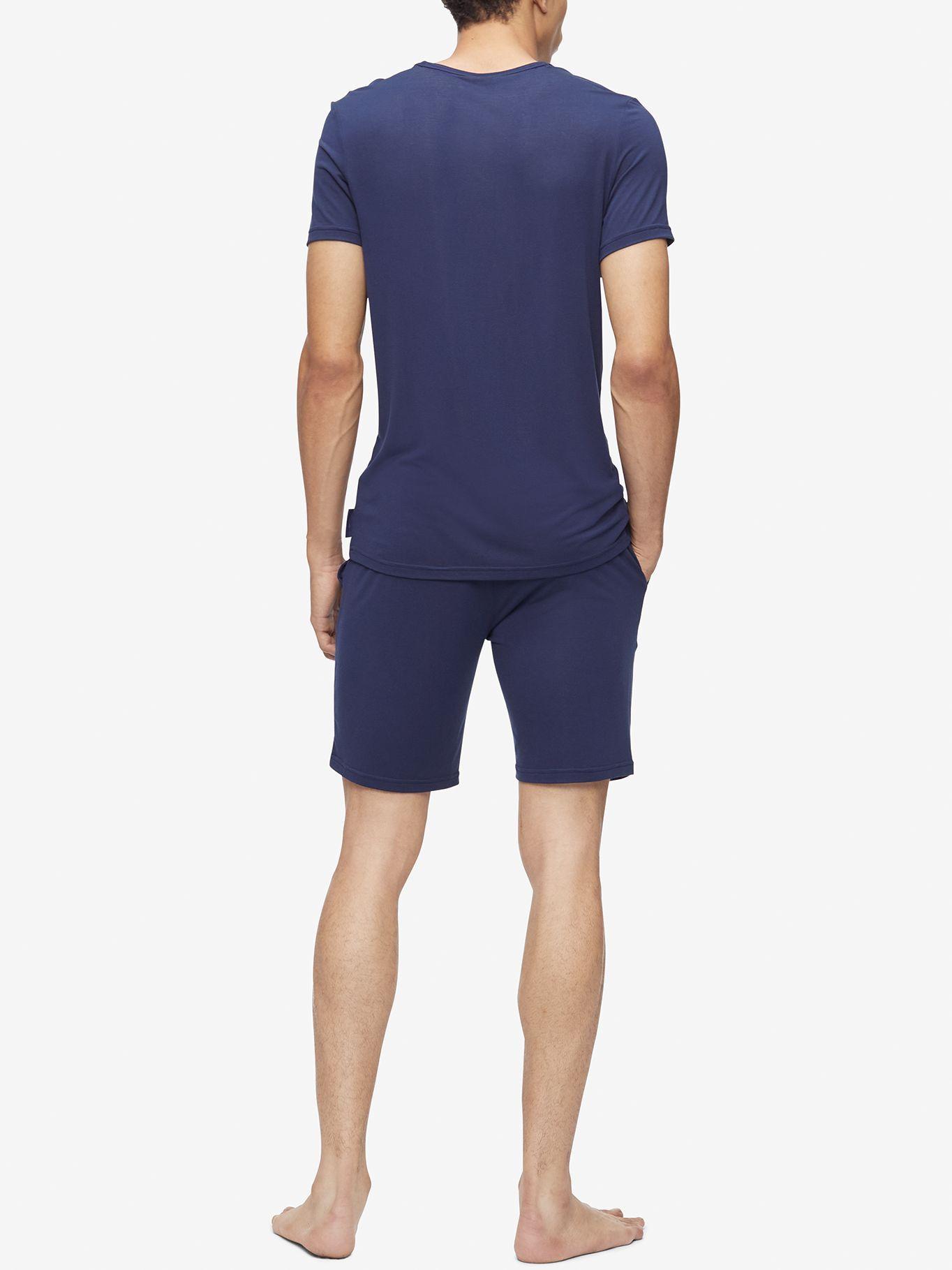 Camiseta Crew Neck Azul Calvin Klein-2