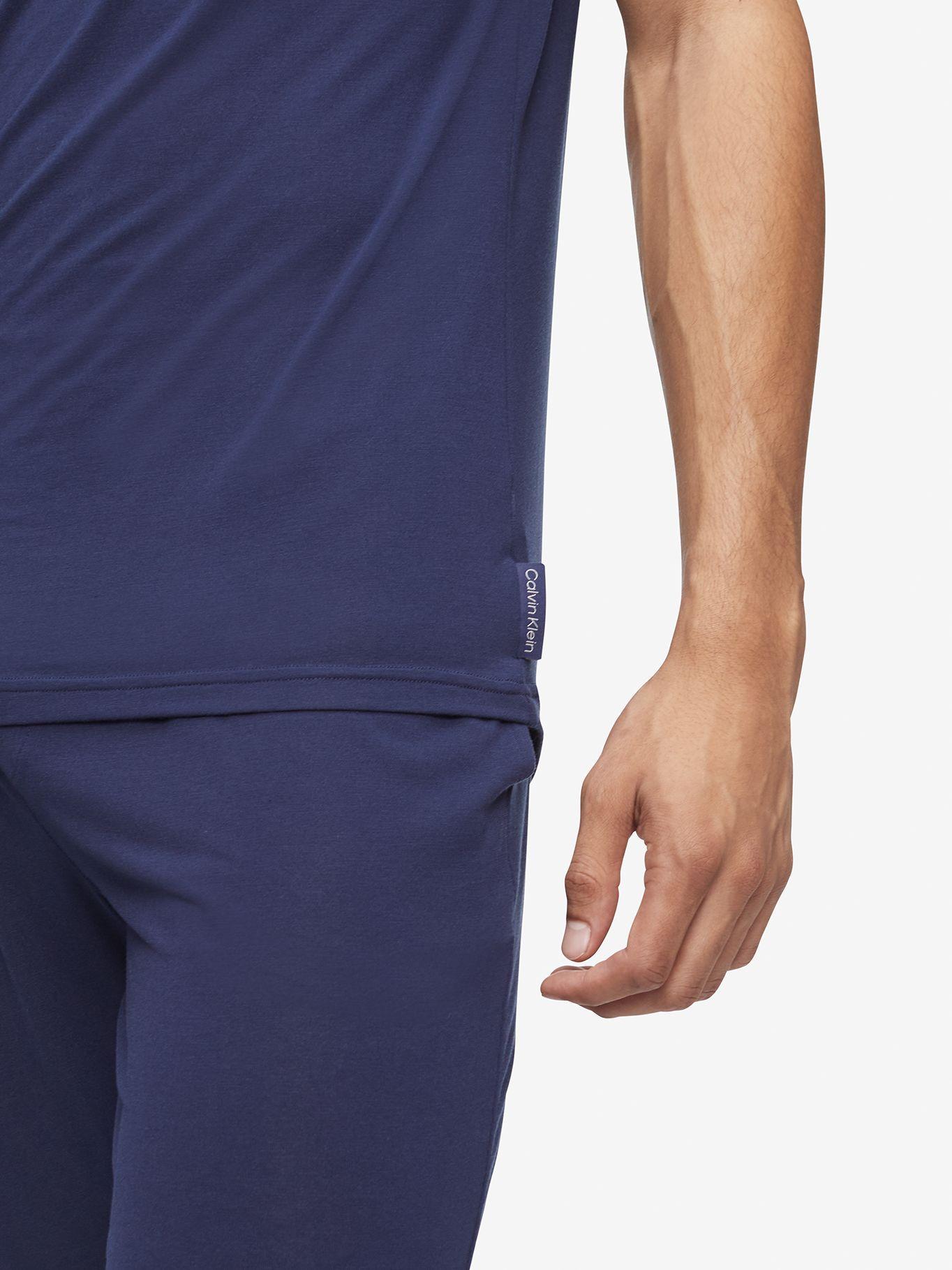 Camiseta Crew Neck Azul Calvin Klein-3