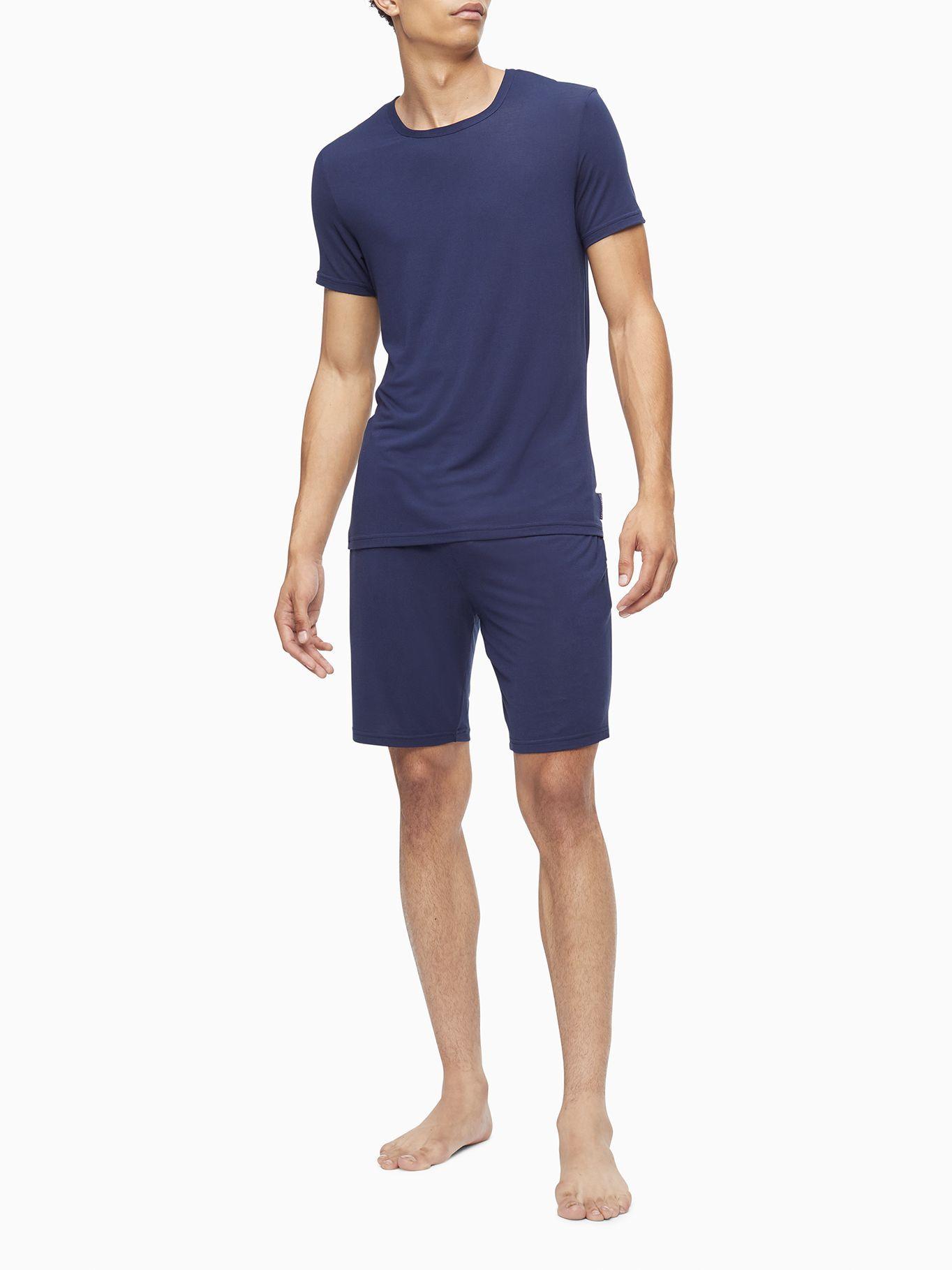 Camiseta Crew Neck Azul Calvin Klein-1