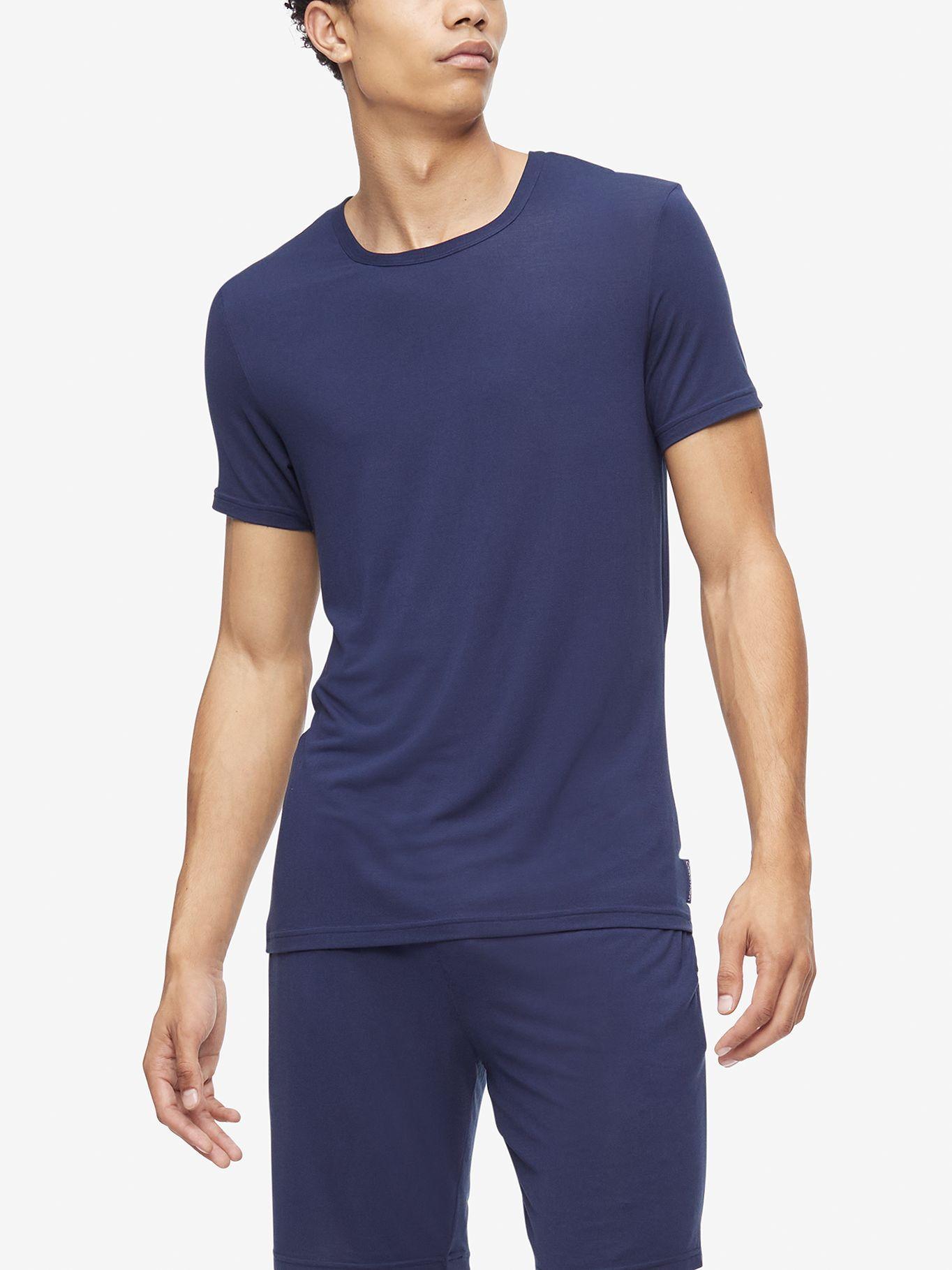 Camiseta Crew Neck Azul Calvin Klein-0