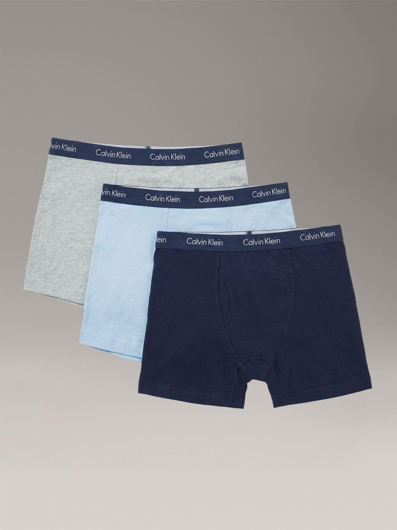 Pack de 3 Bóxers Brief - Niño Multicolor Calvin Klein-0