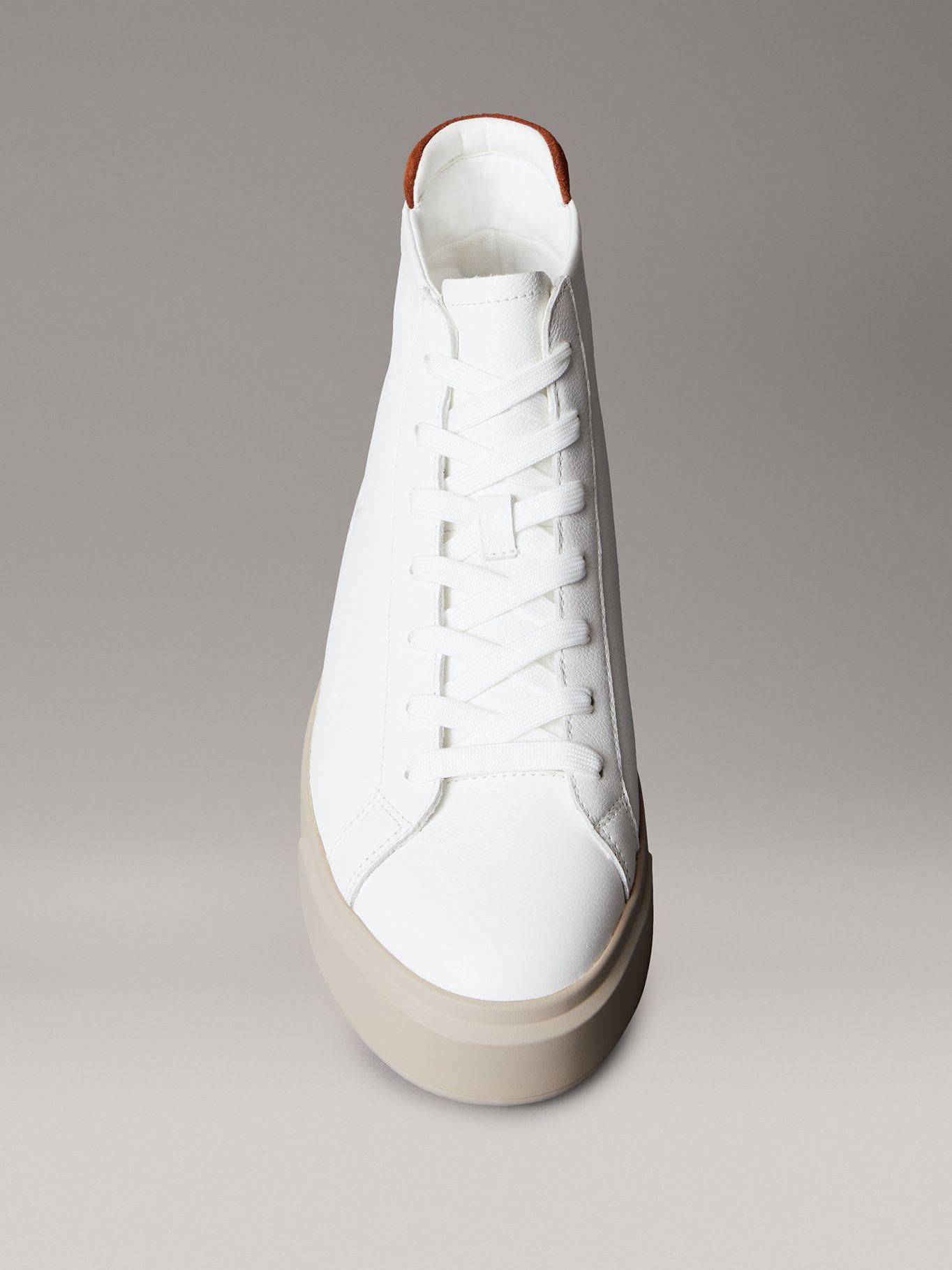 Zapatillas de Cuero Basket Cupsole Blanco Calvin Klein-2