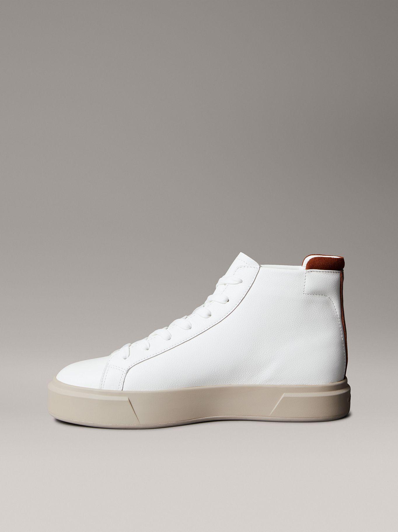 Zapatillas de Cuero Basket Cupsole Blanco Calvin Klein-5