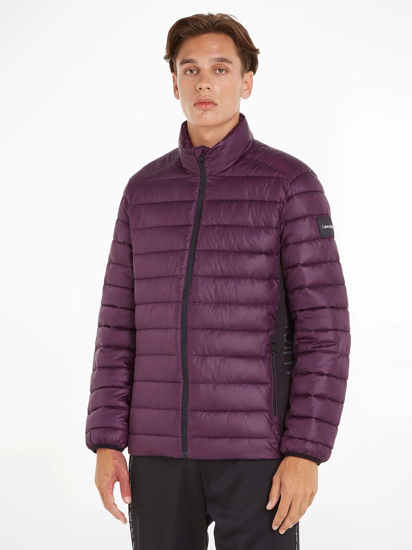 Parka Recycled Side Logo Púrpura Calvin Klein-0