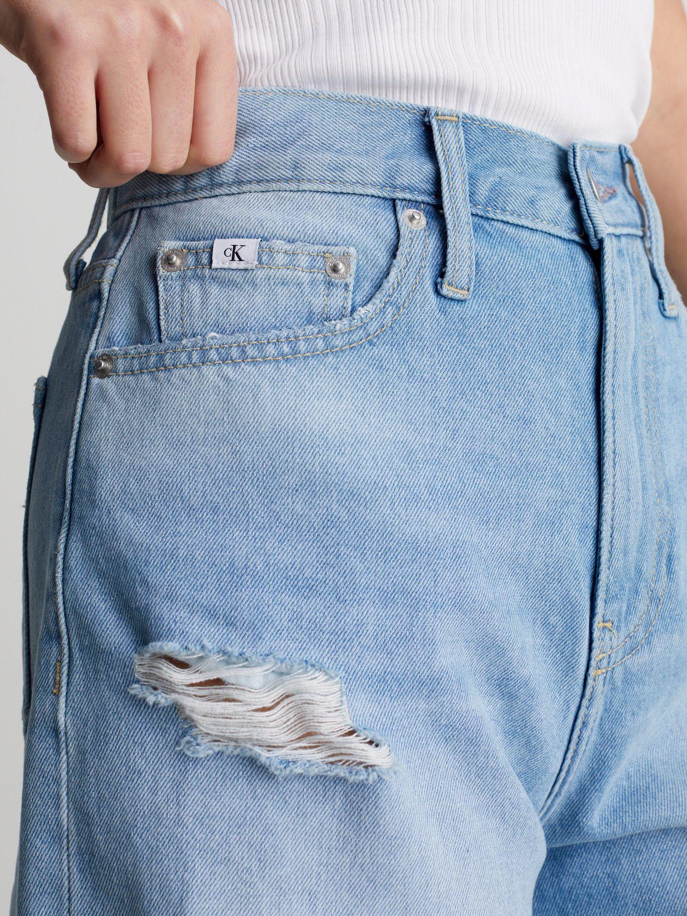 Short Mom  Mujer Azul Calvin Klein-3