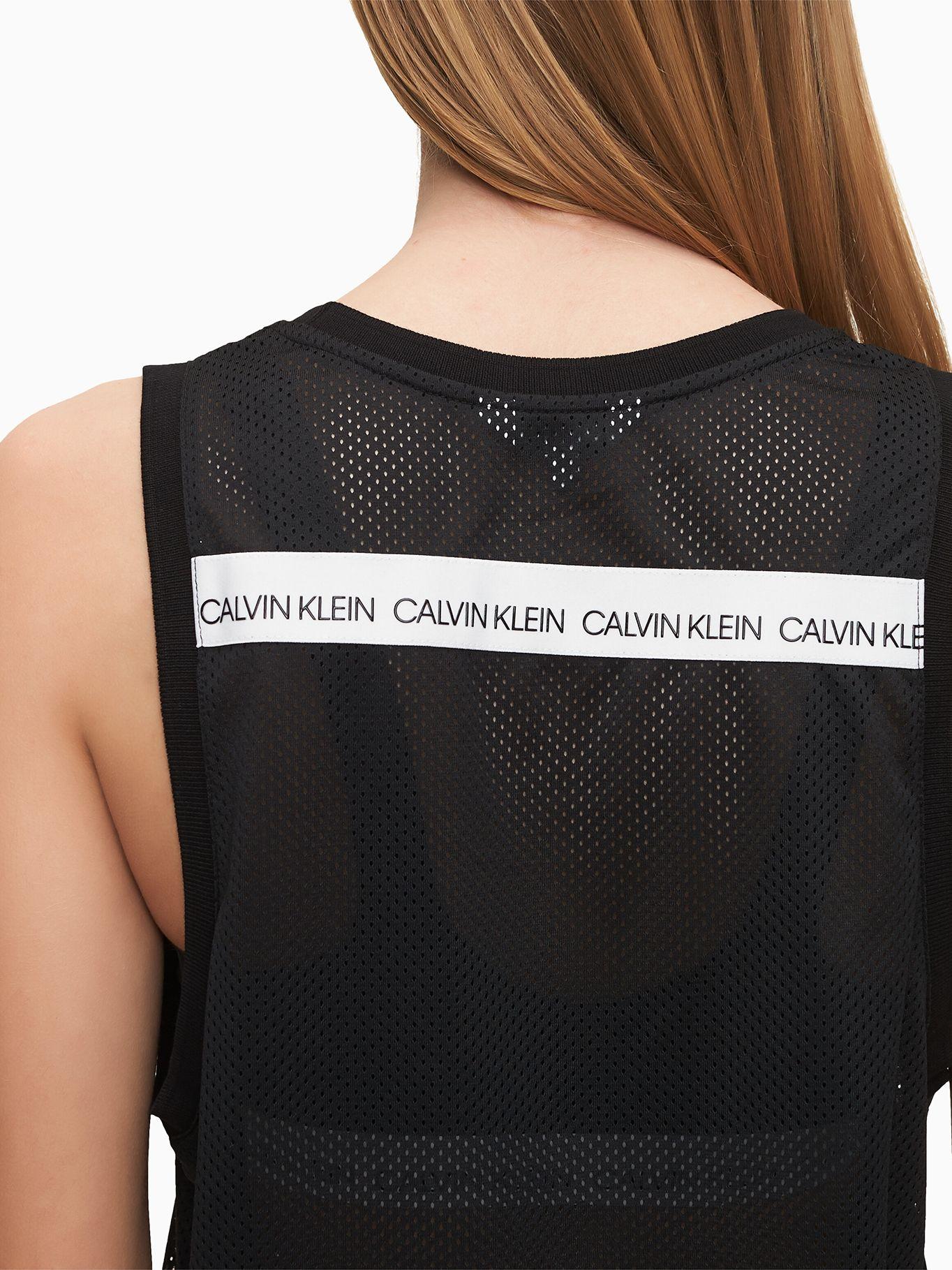 Vestido de Malla Negro Calvin Klein-2