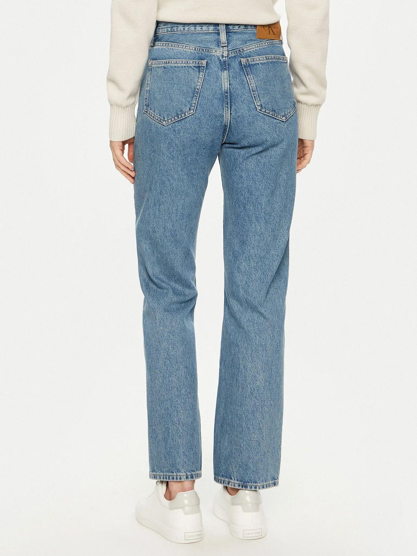 Jeans high rise recto Azul Calvin Klein-2