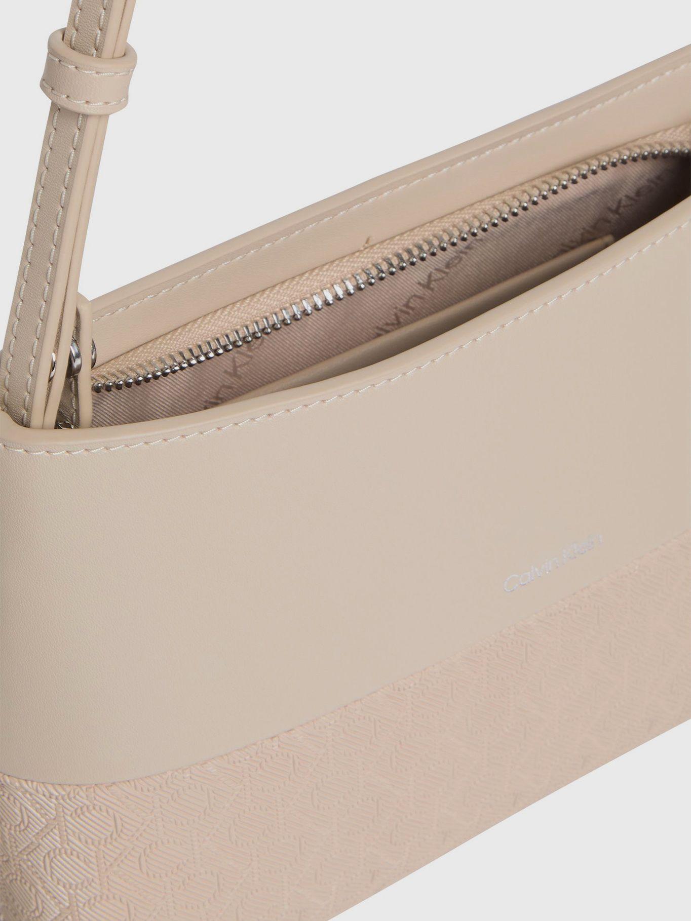 Cartera Ck Mixmedia Beige Calvin Klein-2